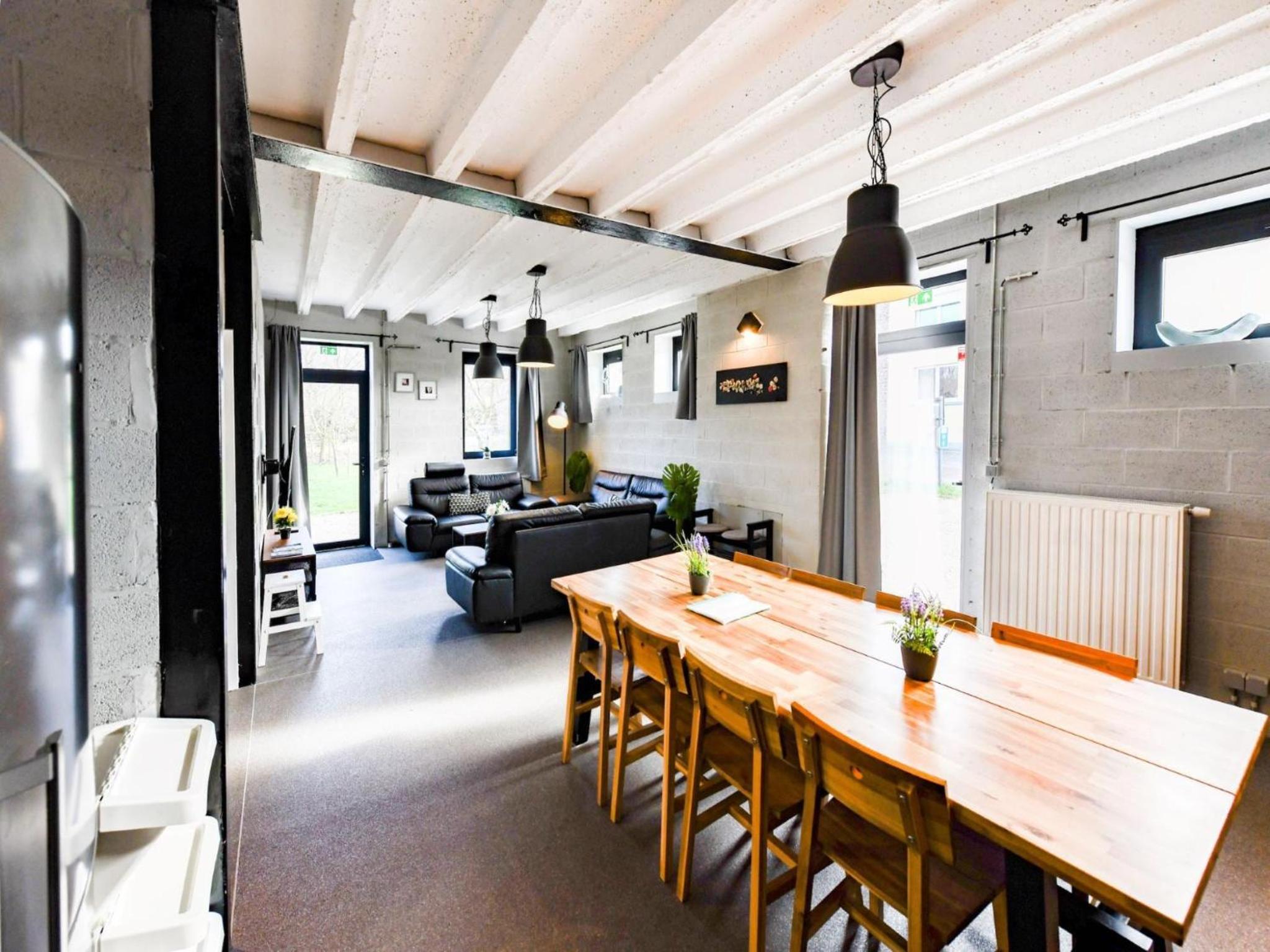 Holiday home with garden and roofed terrace
