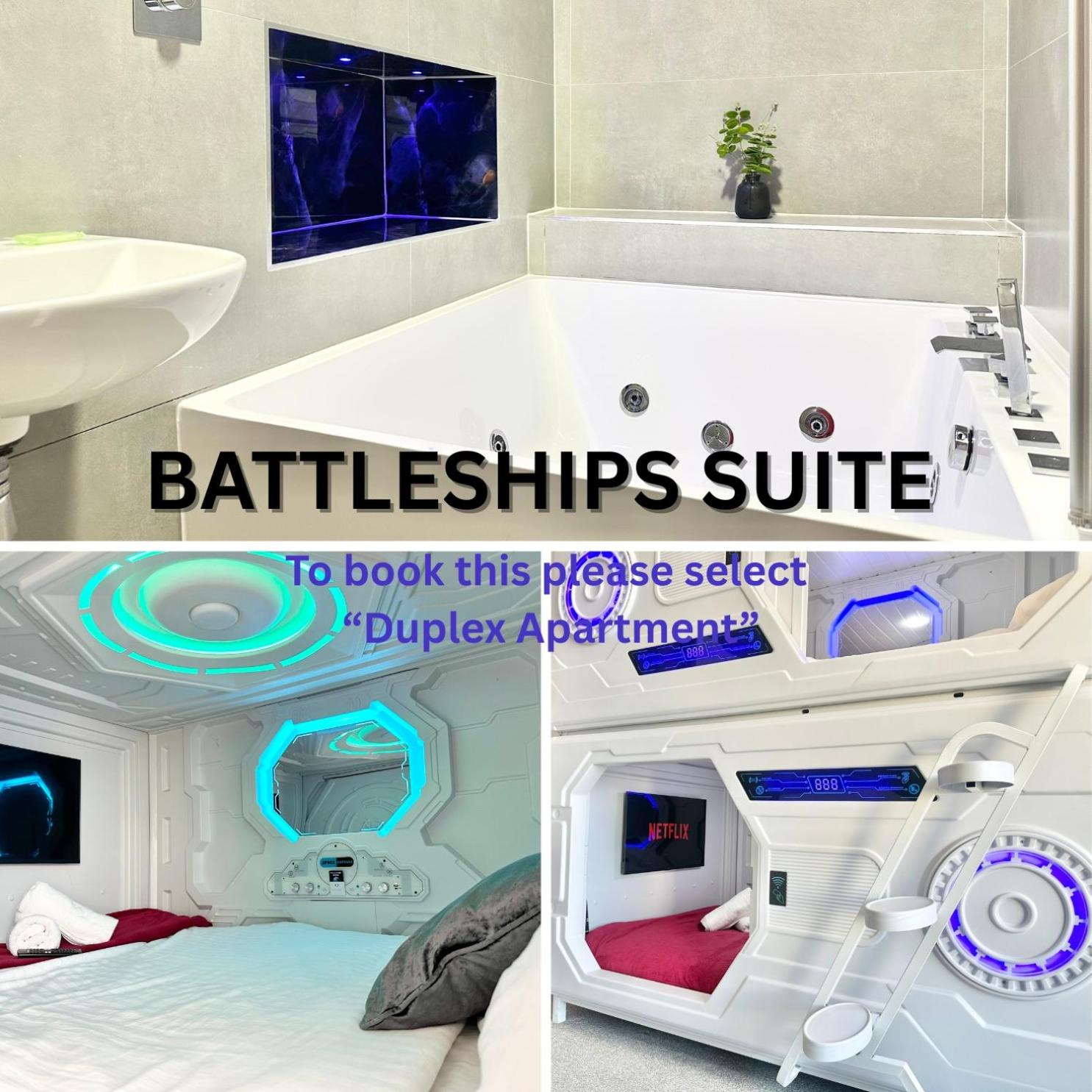 The Board Games Apartments - Brought to you by Coastline Retreats - Themed town centre apartments ALL WITH LUXURY 2 PERSON JACUZZI BATHS - 5 mins walk to t
