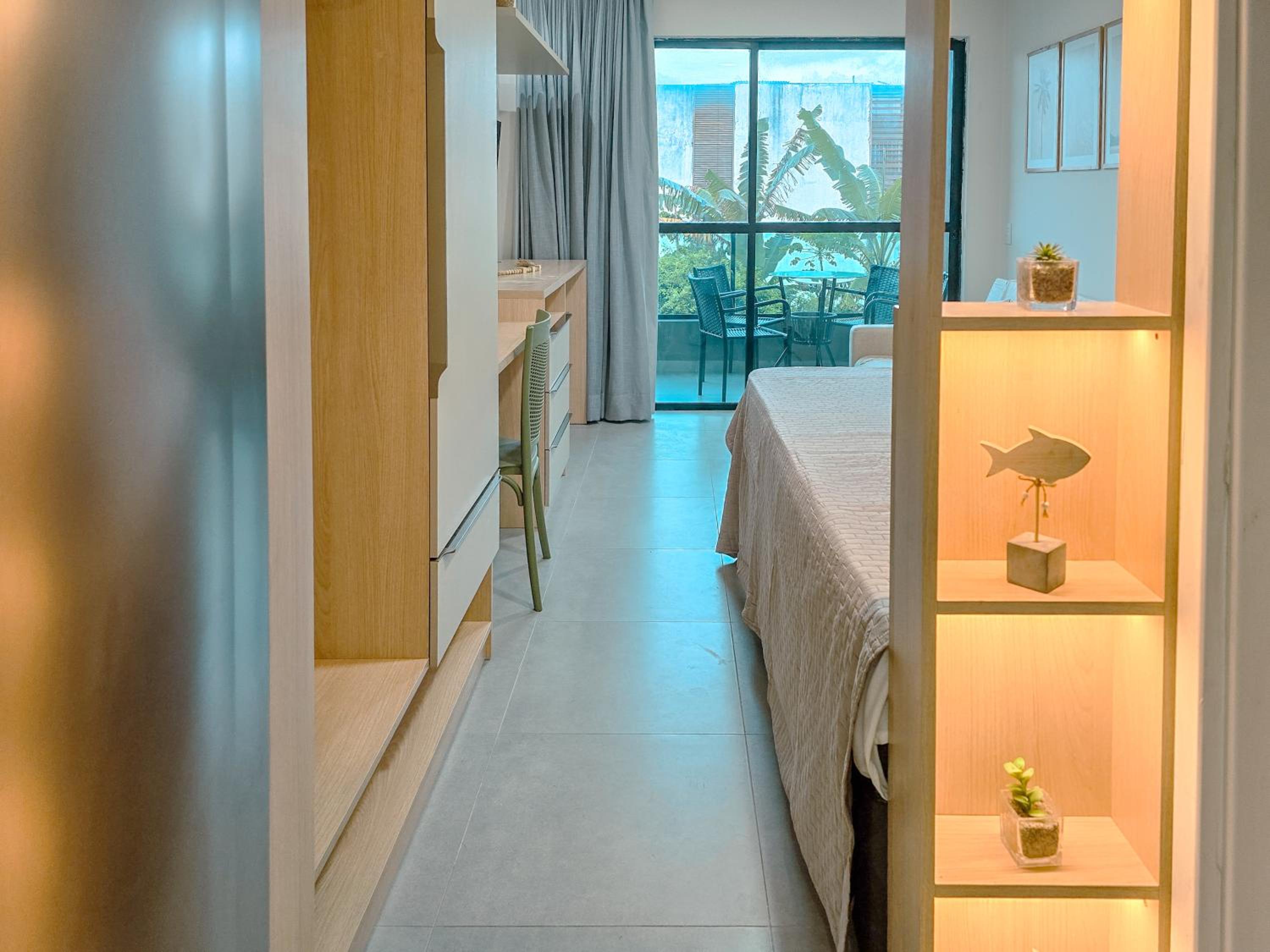 Flat 100m da praia, piscina, churrasqueira e sauna BY Oasis Ferias