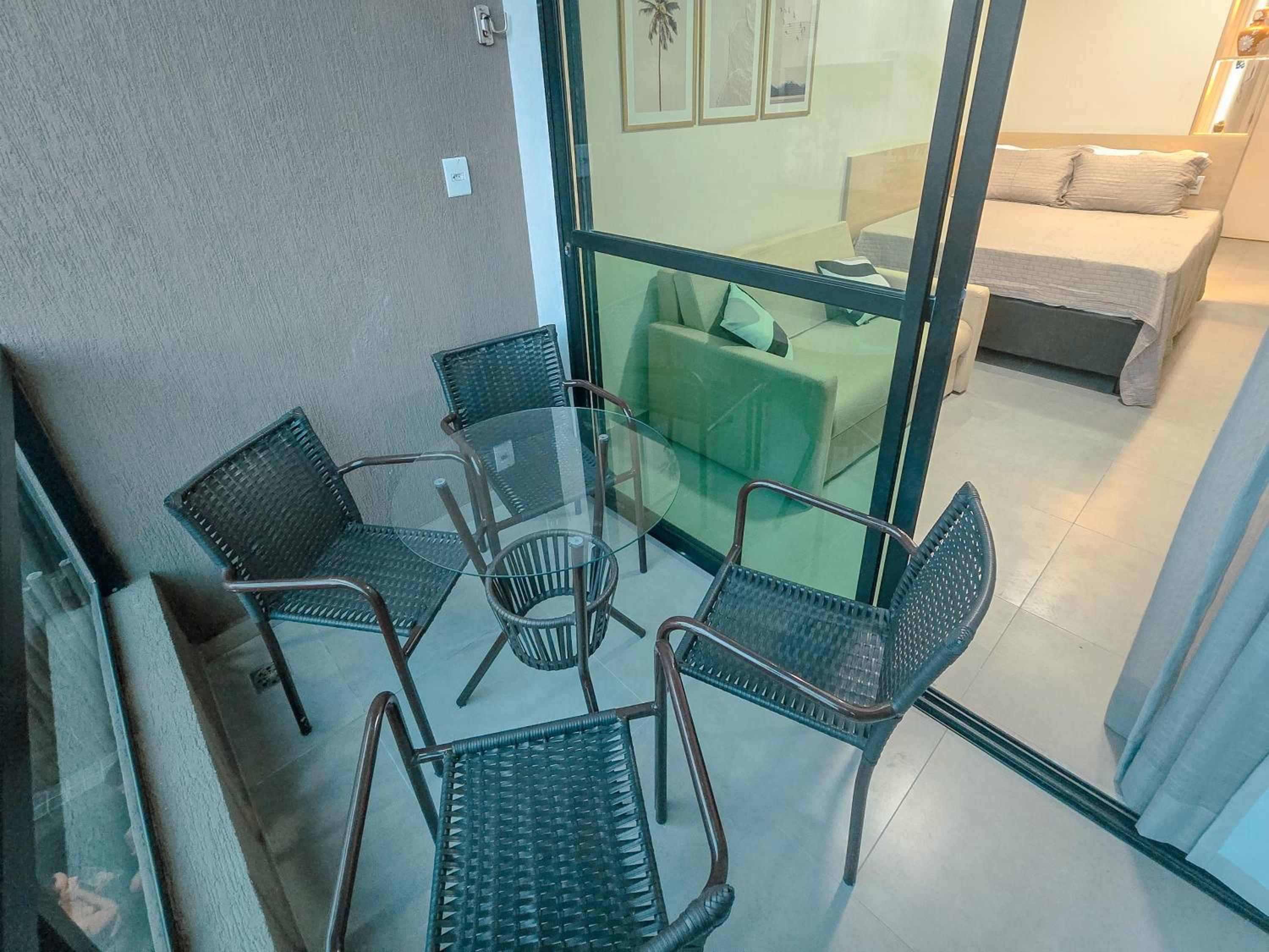 Flat 100m da praia, piscina, churrasqueira e sauna BY Oasis Ferias