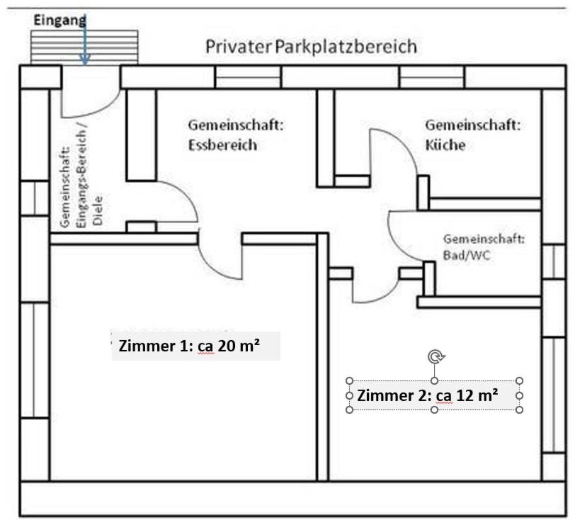 Bahnhofs-und Zentrumsnahe schöne 2-Zimmer Wohnung