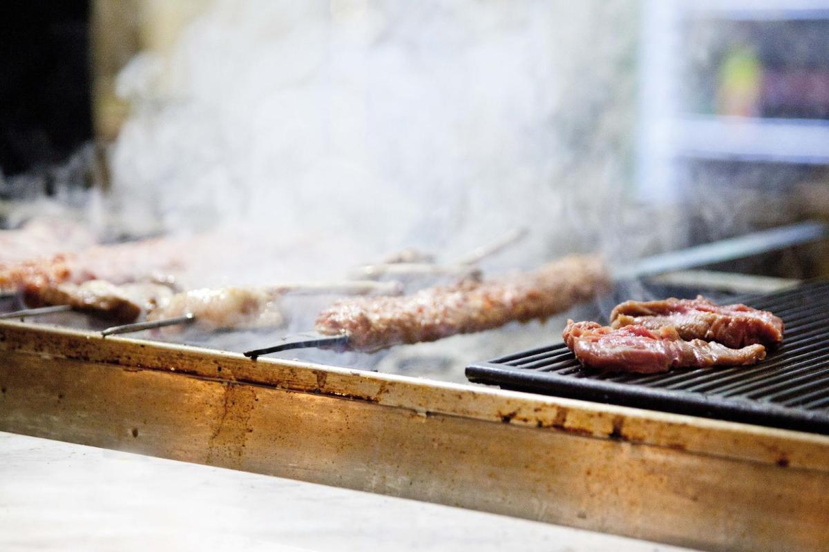 outdoor BBQ area