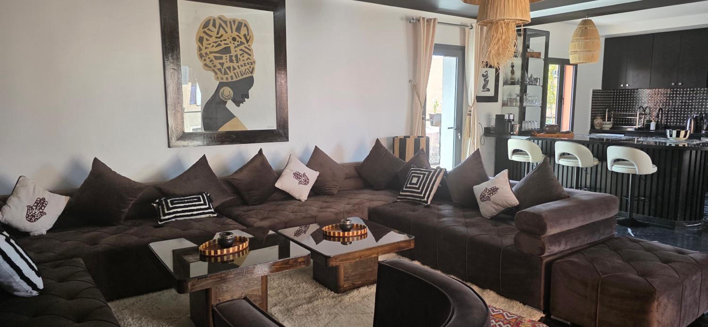 Design Art Gallery Apartment Marrakech swimming pool on the Roof