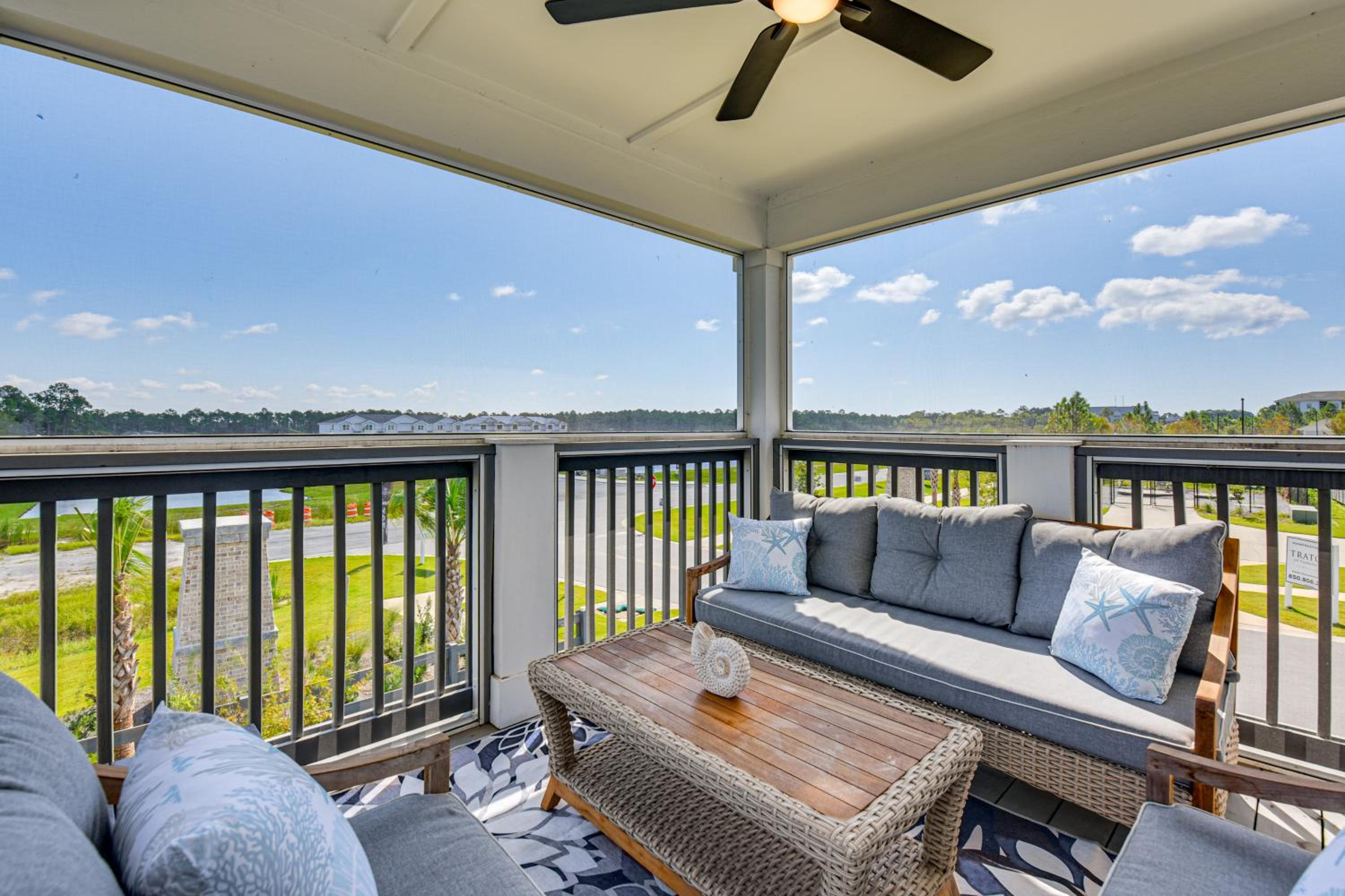 Easy Beach Access New PCB Retreat with Resort Pool!