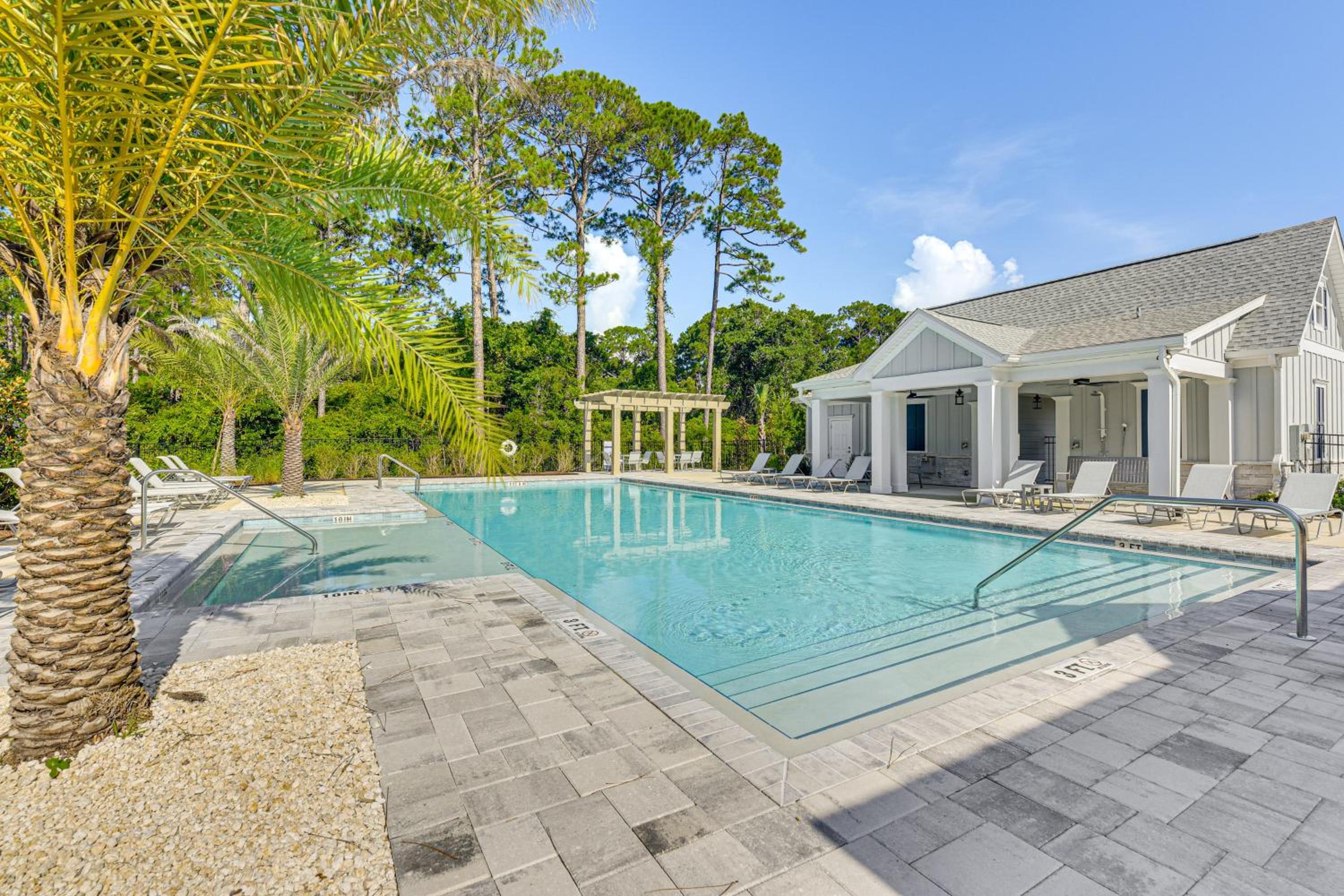 Easy Beach Access New PCB Retreat with Resort Pool!
