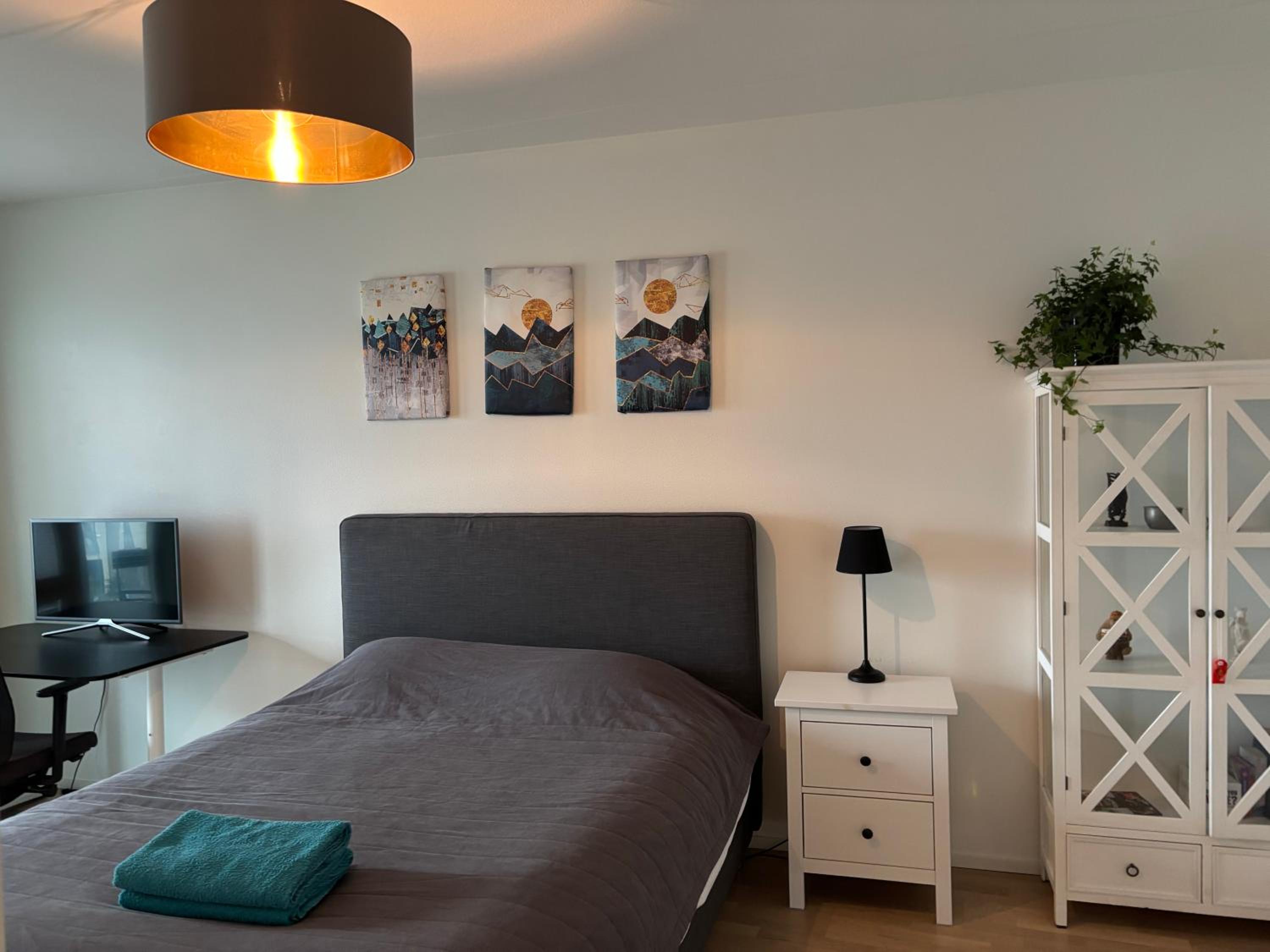 Modern, bright 2 bedroom apartment with great views