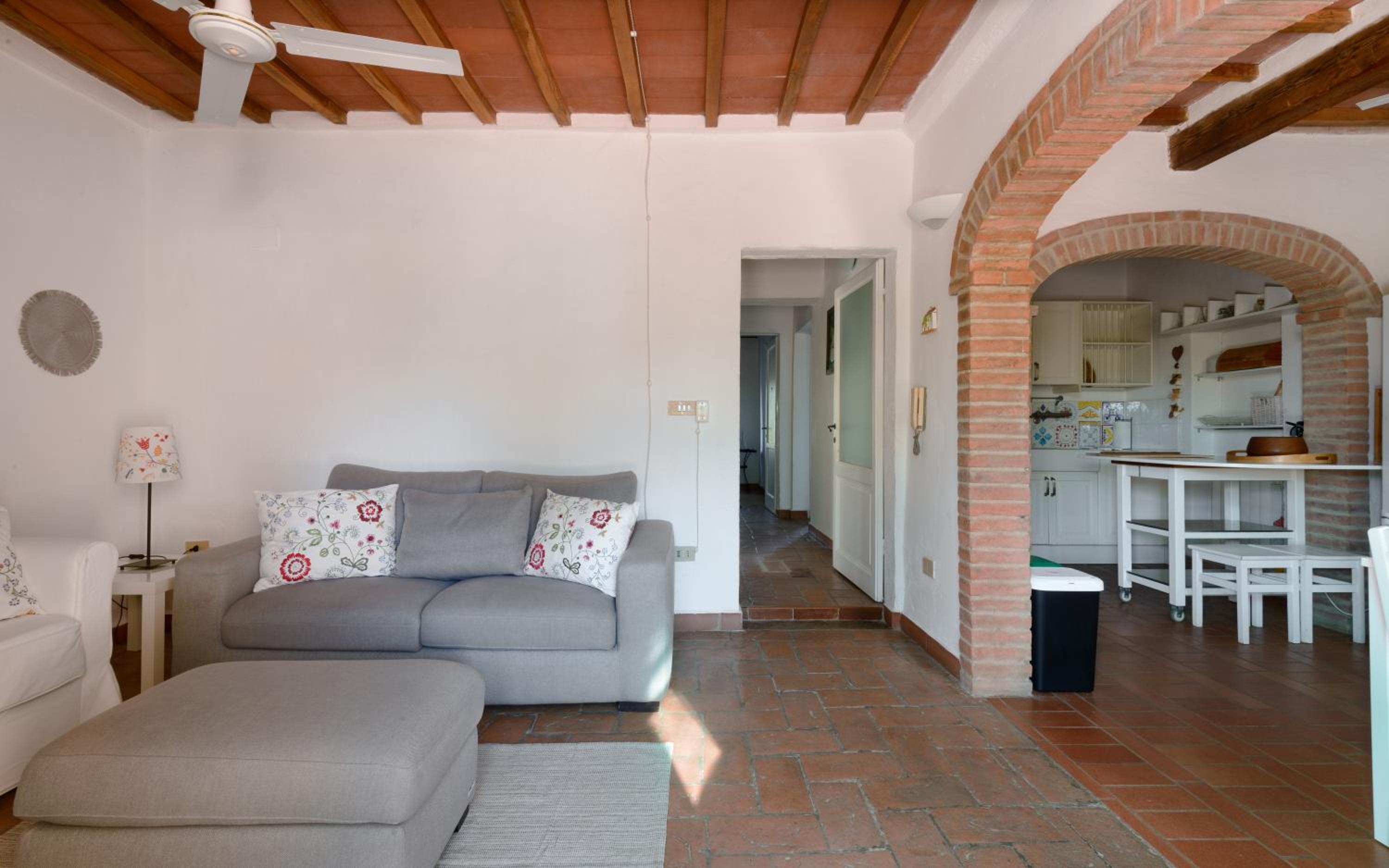 Alloggio Val D'orcia con Balcone Panoramico 6' Posti Letto