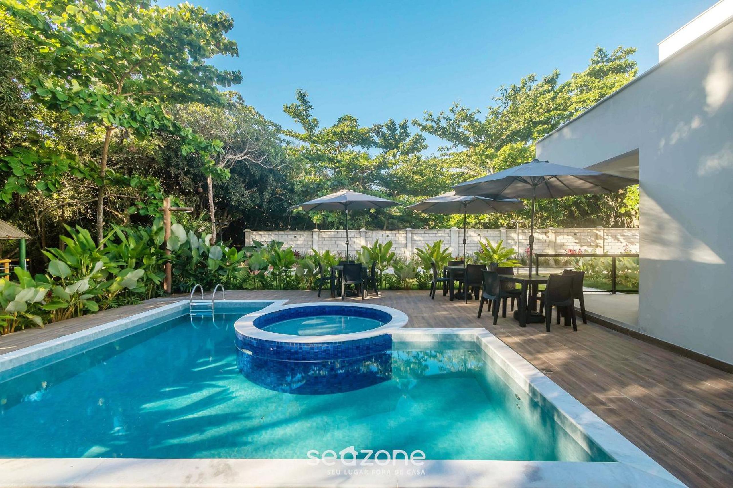 Full stay with pool just 350m from the beach in Porto Seguro | PRY