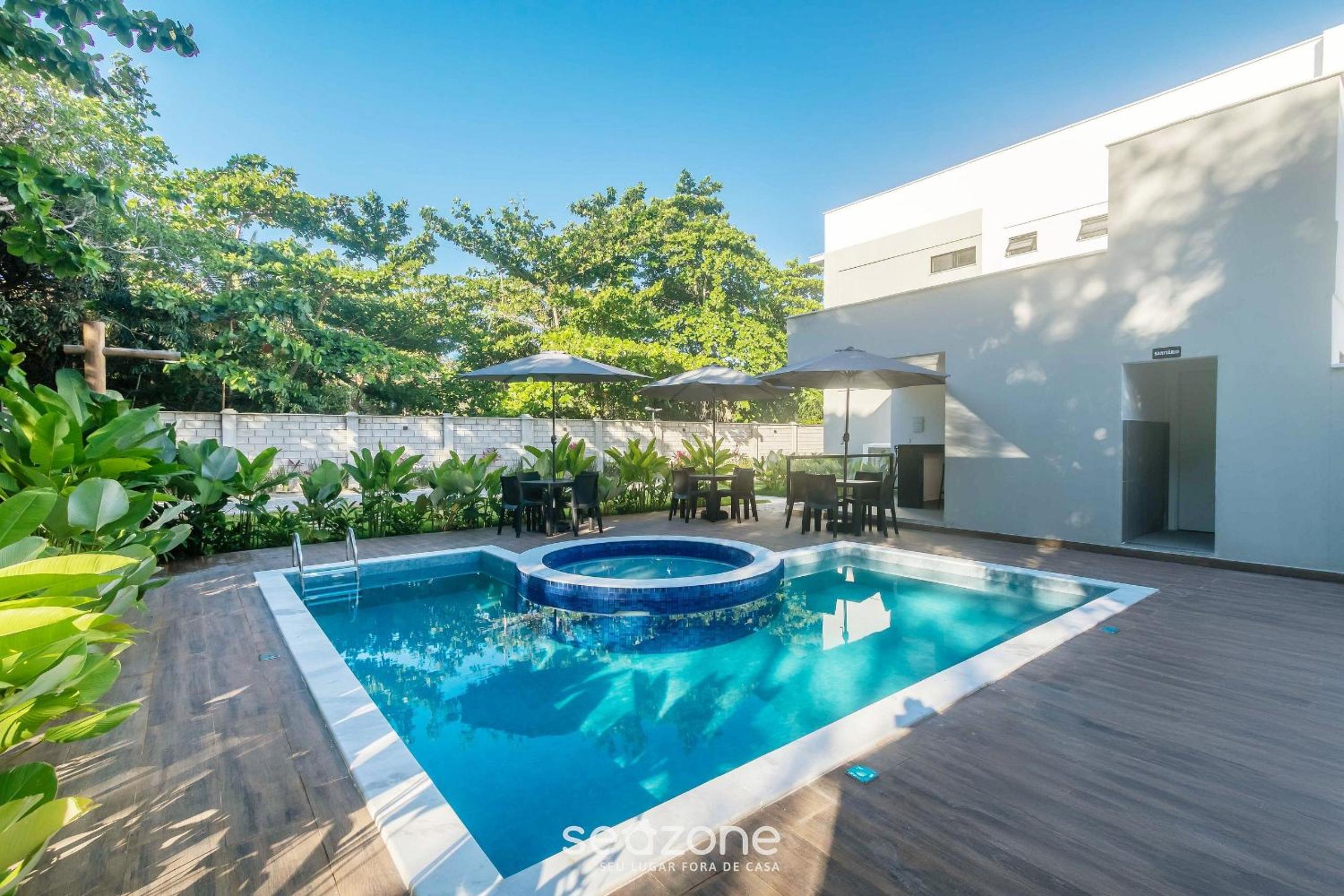 Full stay with pool just 350m from the beach in Porto Seguro | PRY