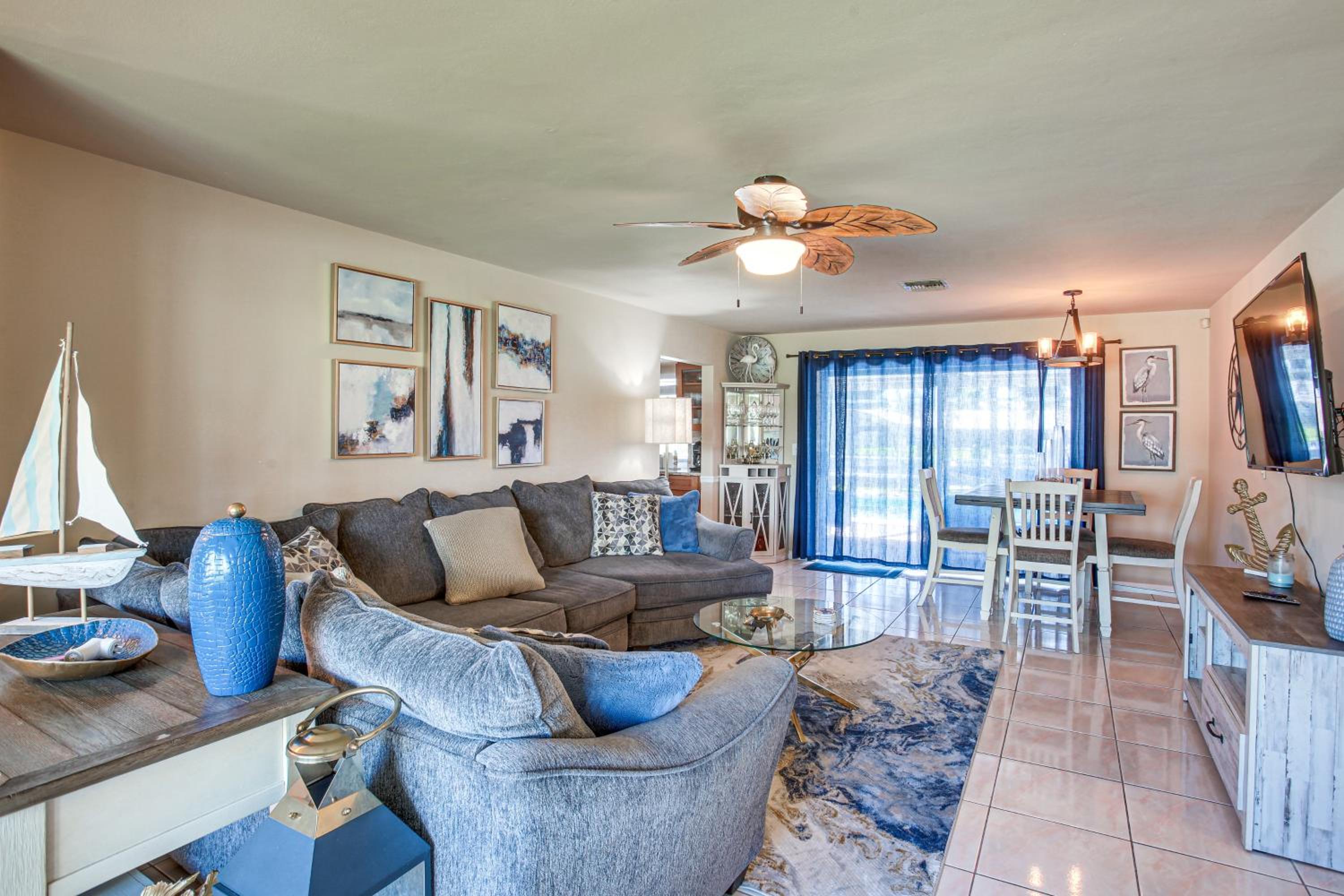 Dock Your Boat Waterfront Cape Coral Home with Pool