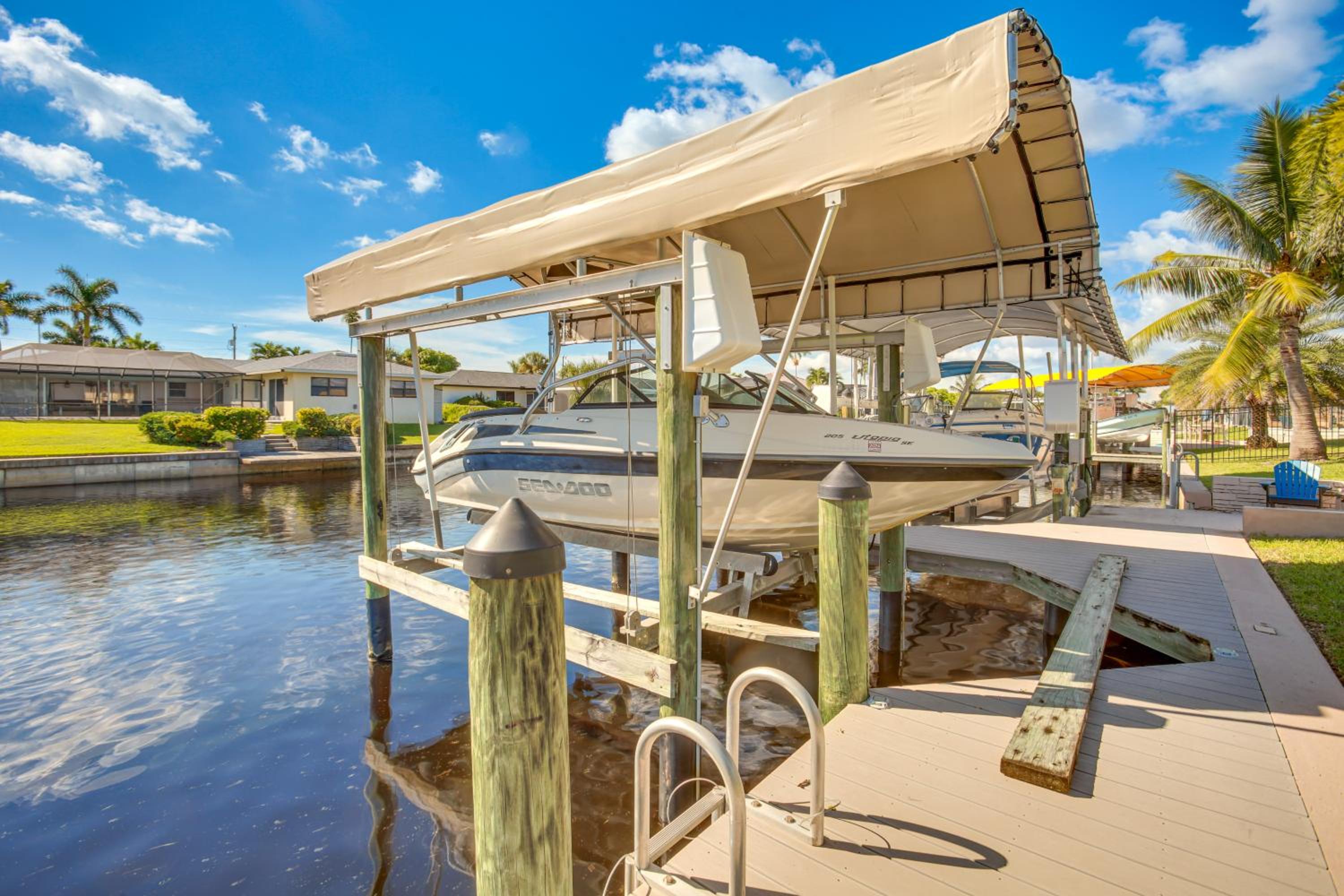 Dock Your Boat Waterfront Cape Coral Home with Pool