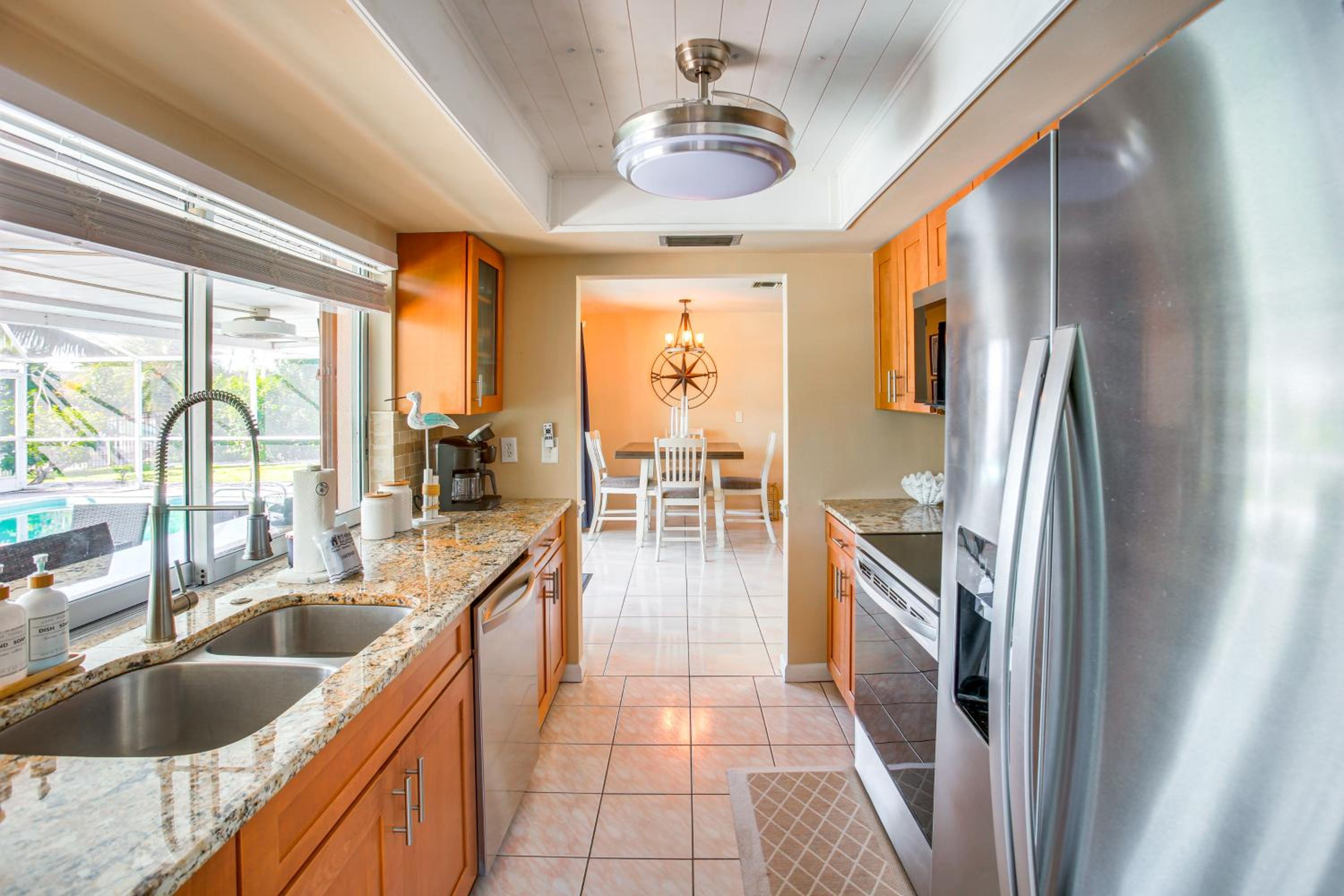 Dock Your Boat Waterfront Cape Coral Home with Pool
