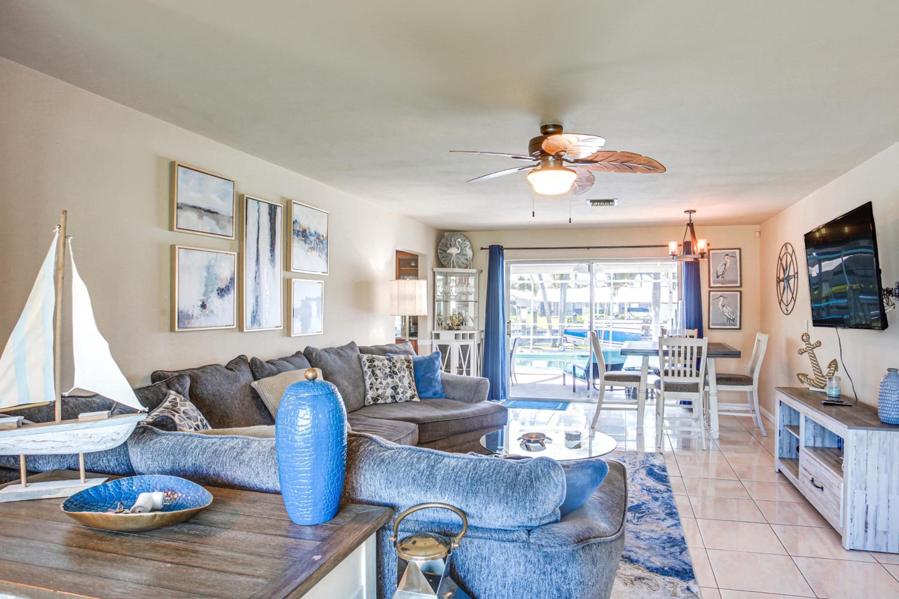 Dock Your Boat Waterfront Cape Coral Home with Pool