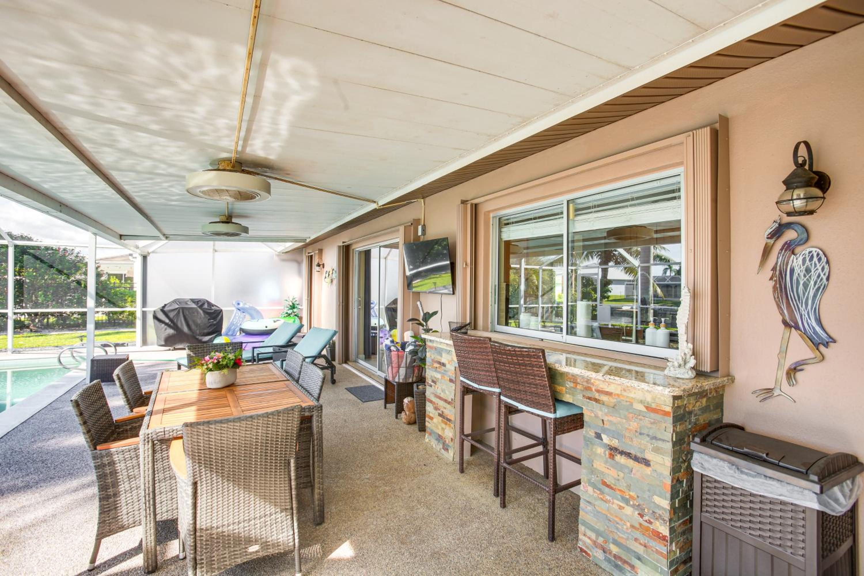 Dock Your Boat Waterfront Cape Coral Home with Pool