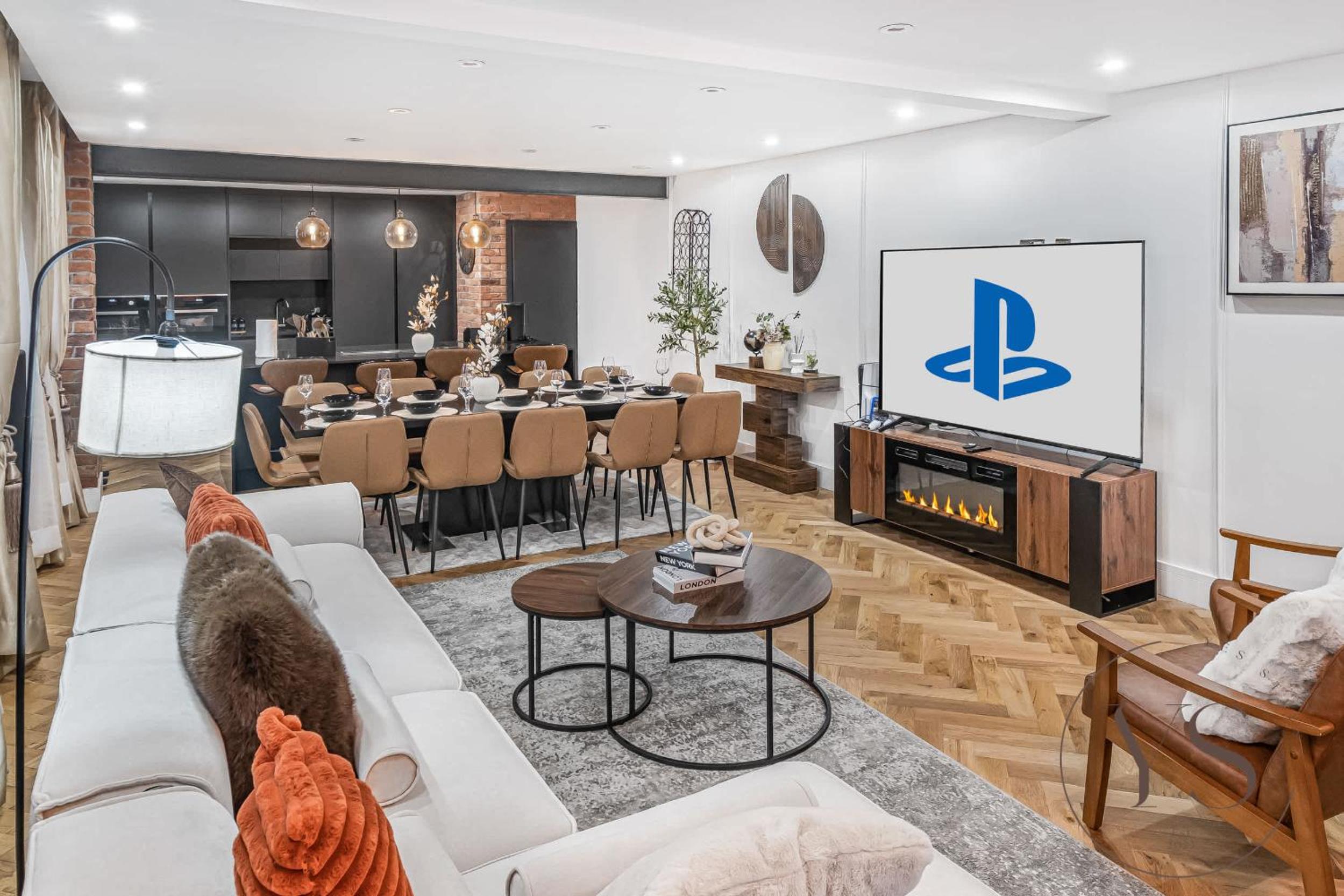 Birmingham 5BR Cosy Apartment - Wi-Fi, Games, Play Station