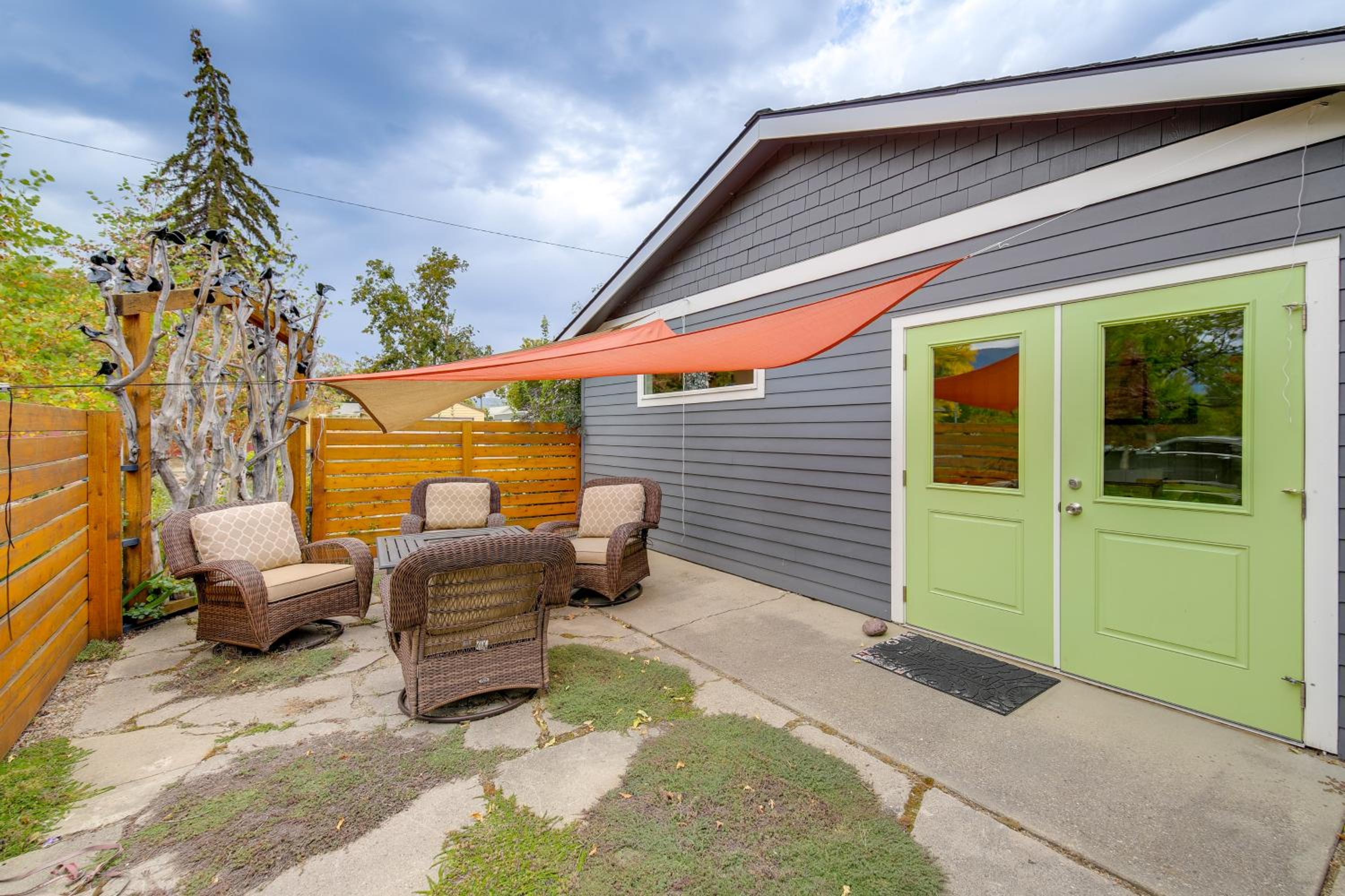 Central to Everything! Missoula Stay with Courtyard
