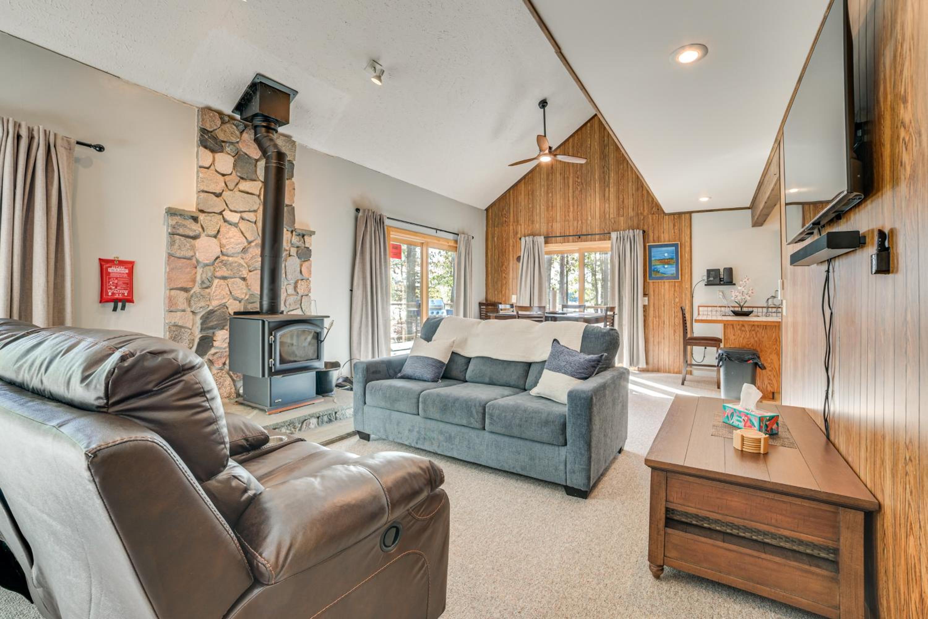 Pet-friendly Lakefront Gaylord Home with Dock!