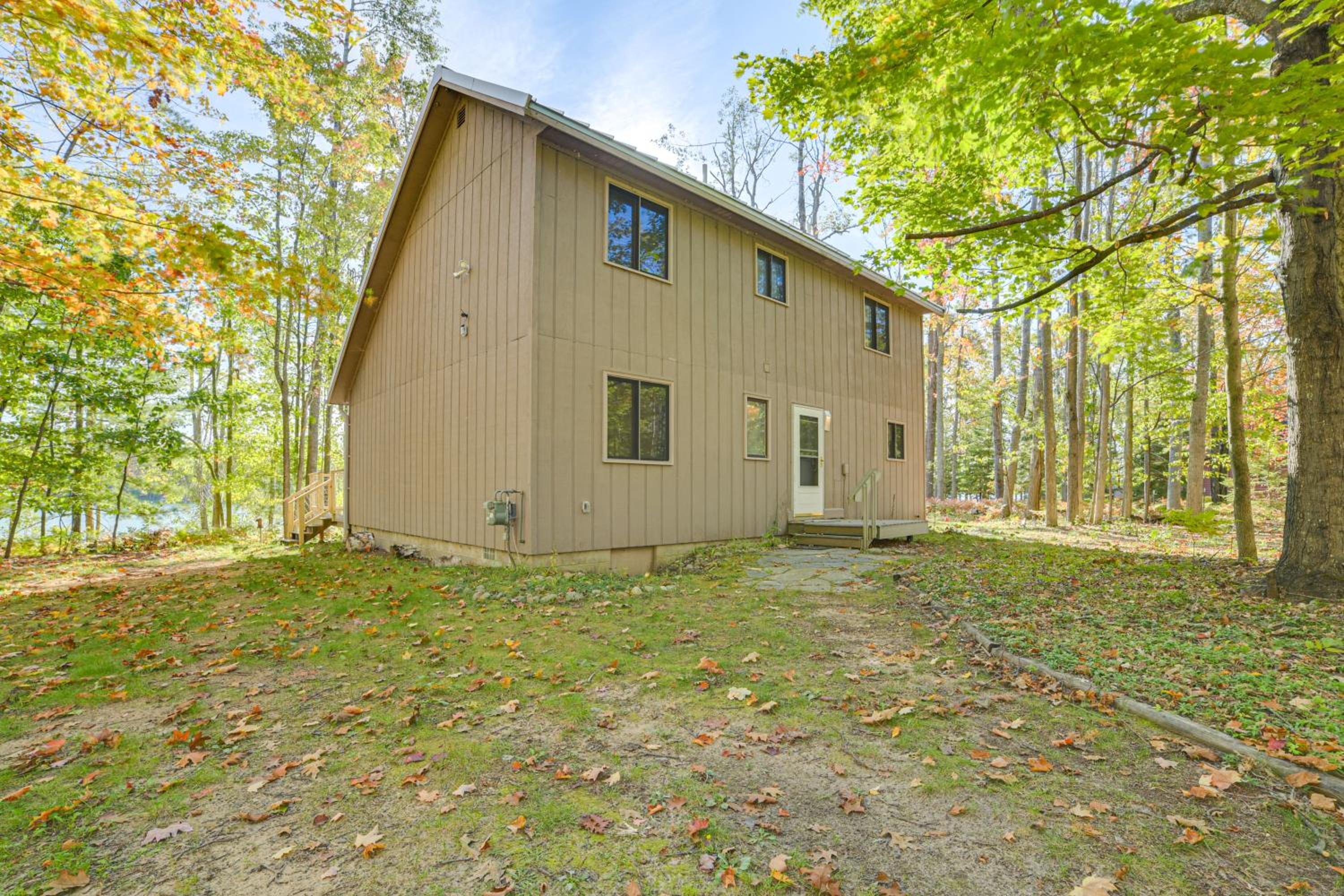 Pet-friendly Lakefront Gaylord Home with Dock!