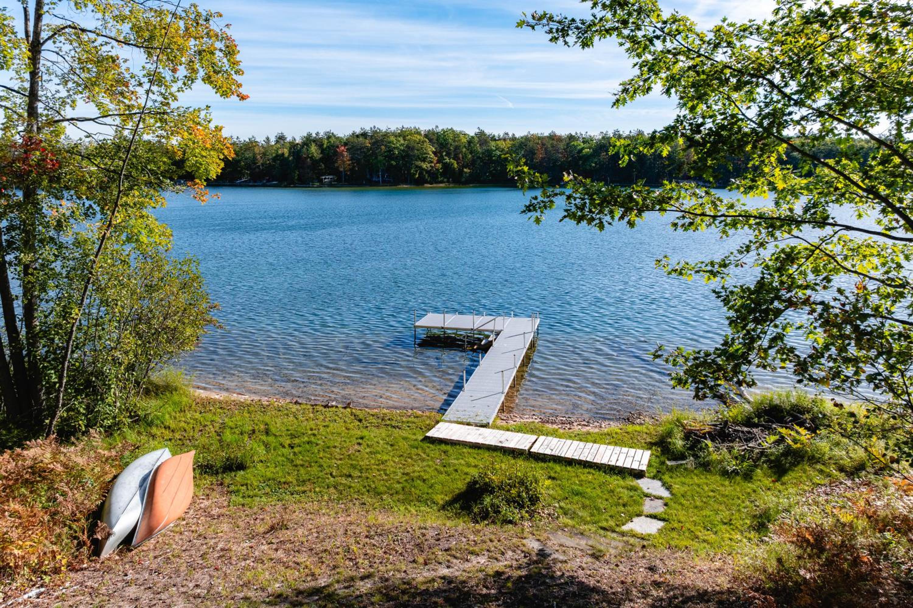 Pet-friendly Lakefront Gaylord Home with Dock!