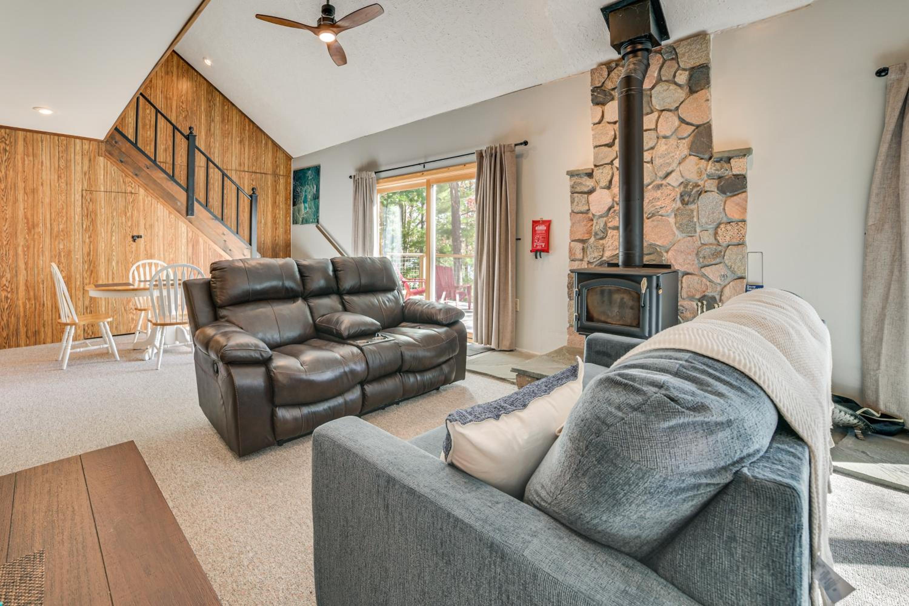 Pet-friendly Lakefront Gaylord Home with Dock!