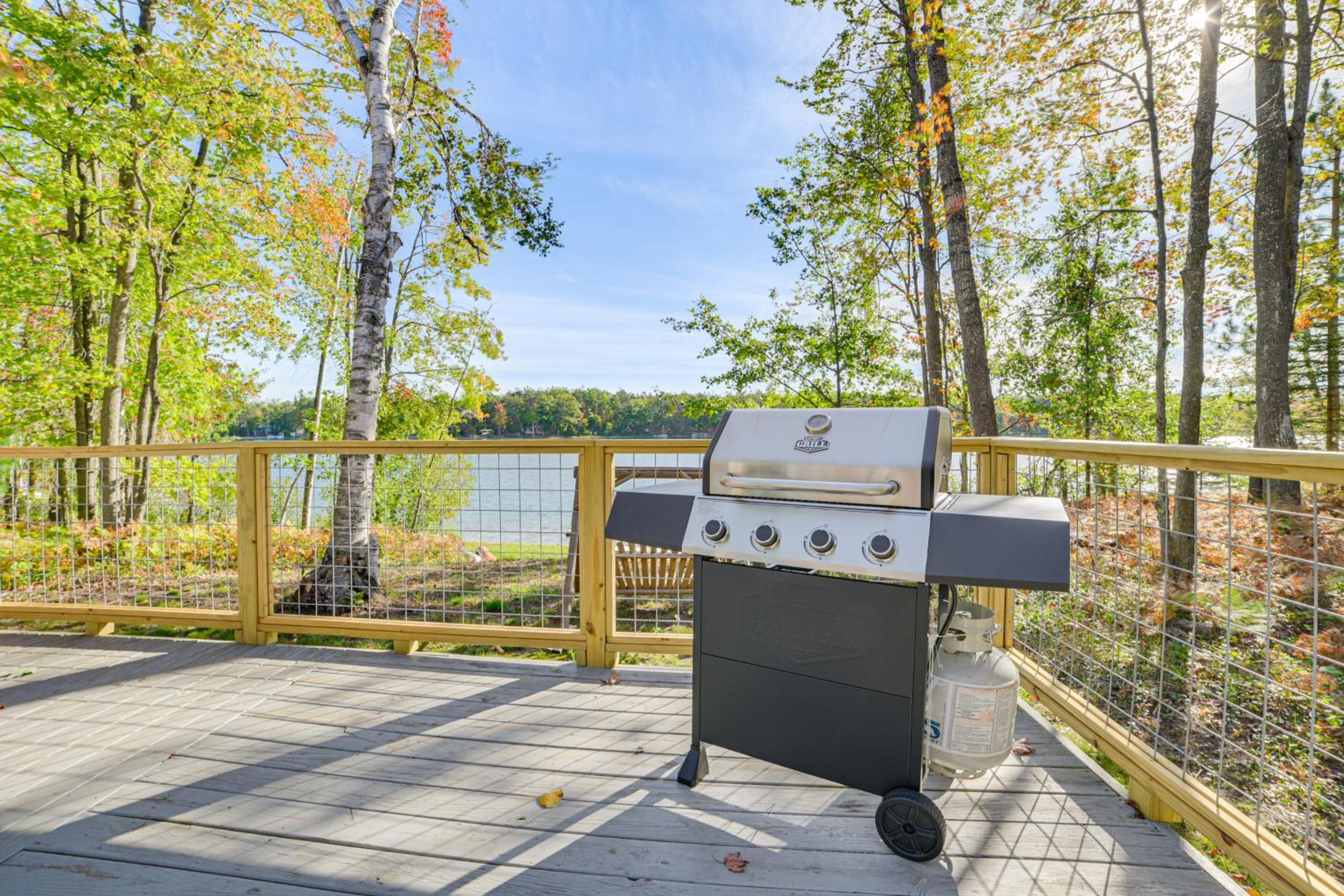 Pet-friendly Lakefront Gaylord Home with Dock!
