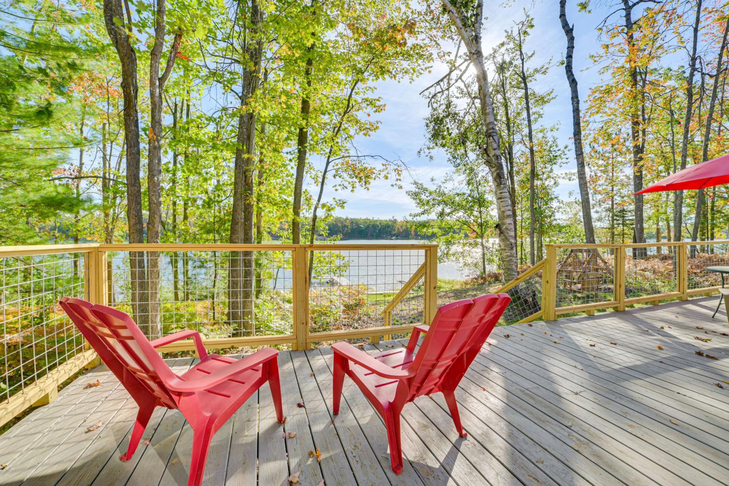 Pet-friendly Lakefront Gaylord Home with Dock!