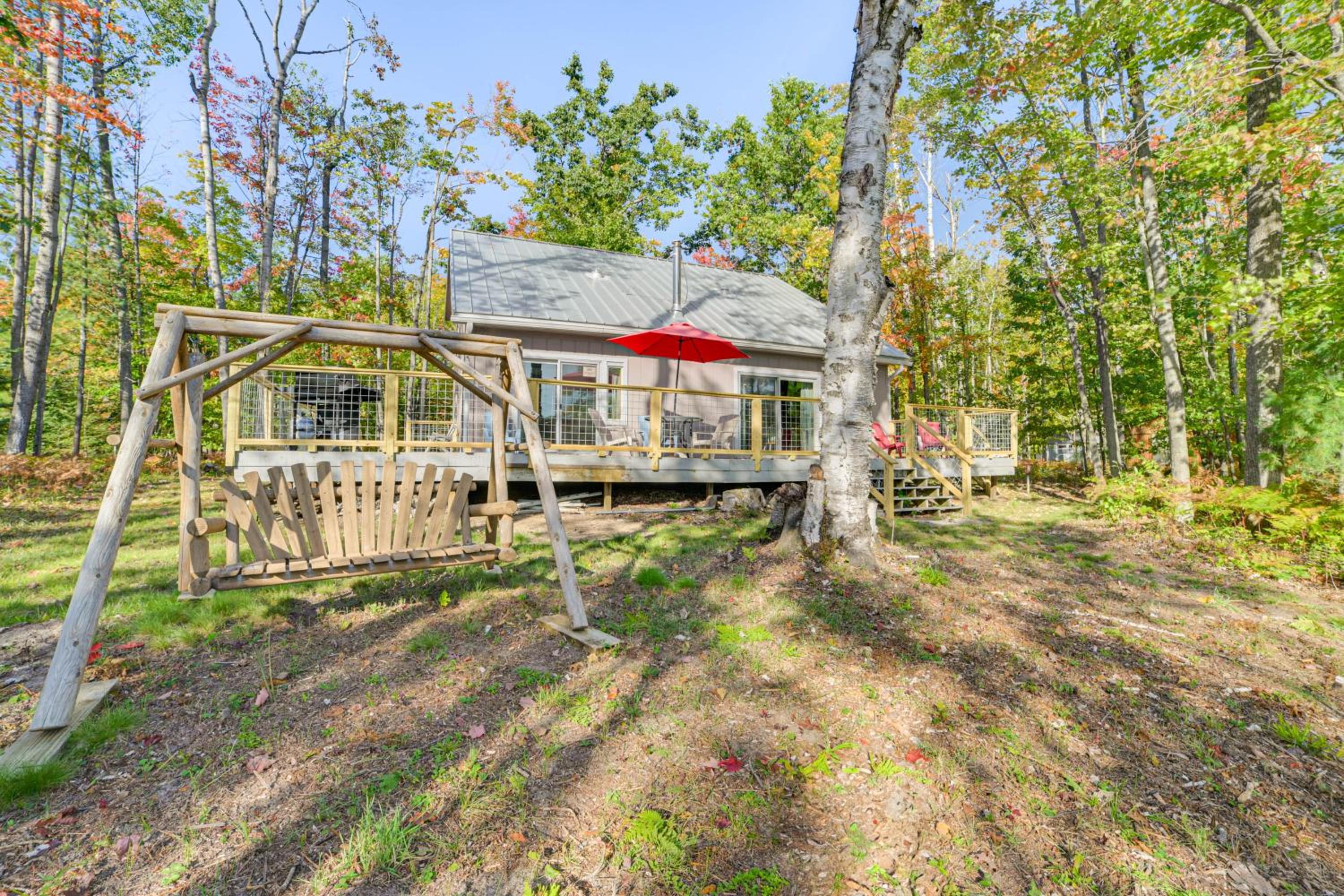 Pet-friendly Lakefront Gaylord Home with Dock!