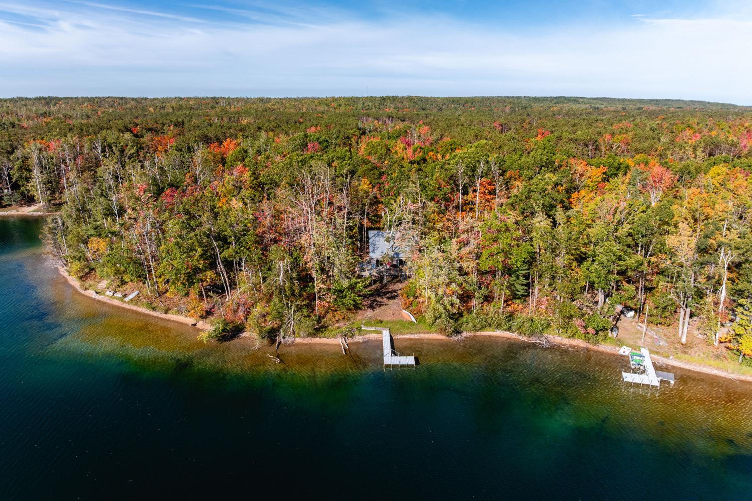 Pet-friendly Lakefront Gaylord Home with Dock!