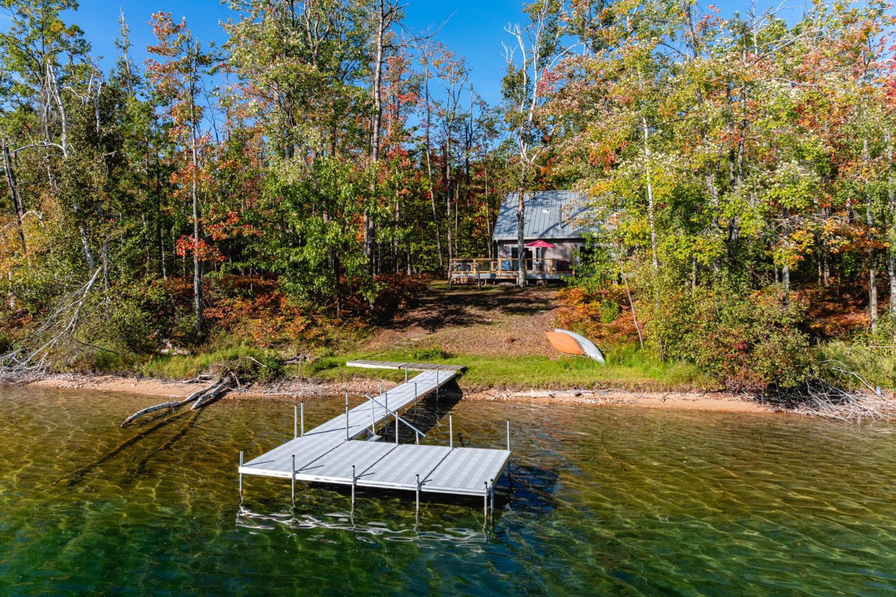 Pet-friendly Lakefront Gaylord Home with Dock!