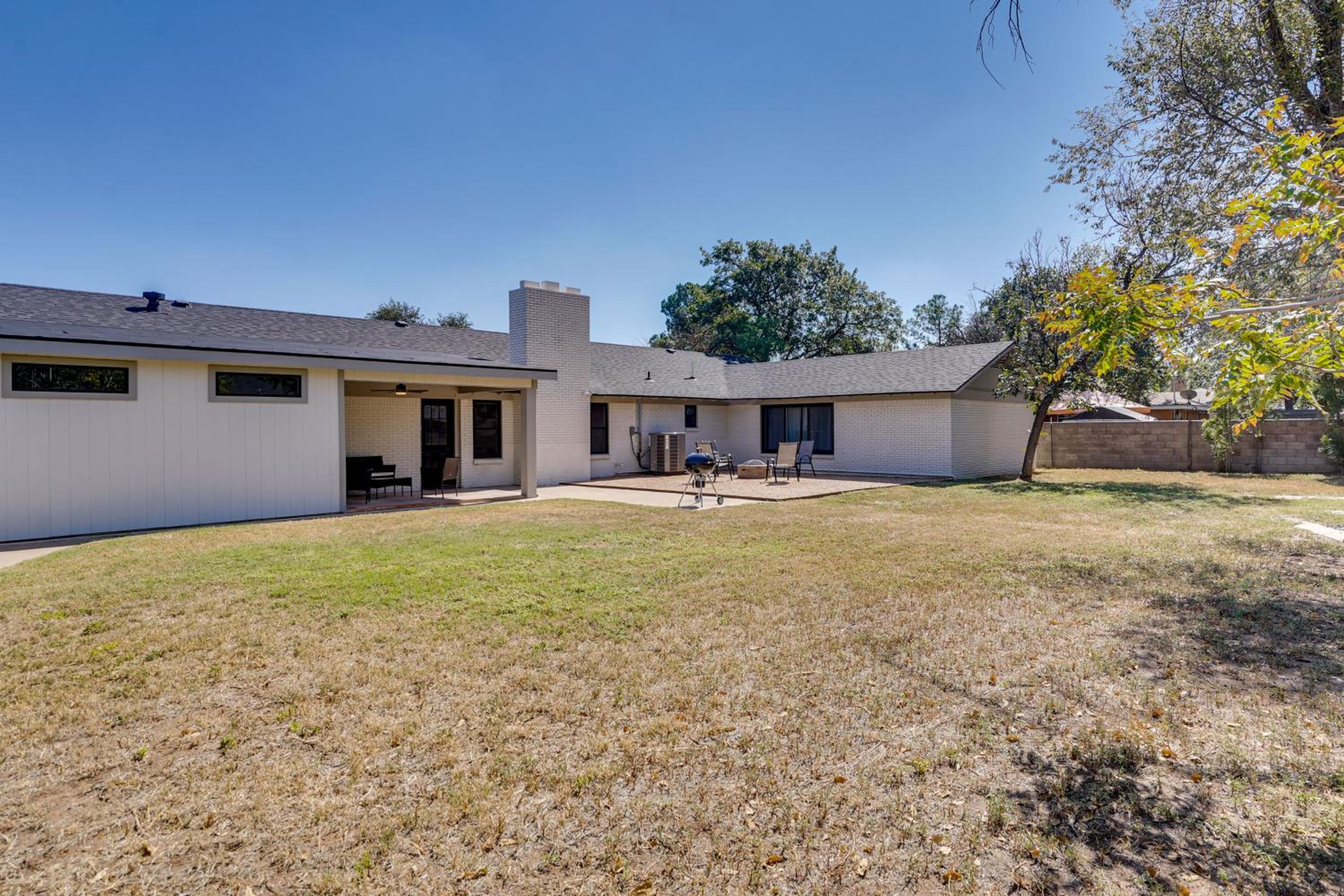 Backyard and Game Room! Home in Heart of Midland