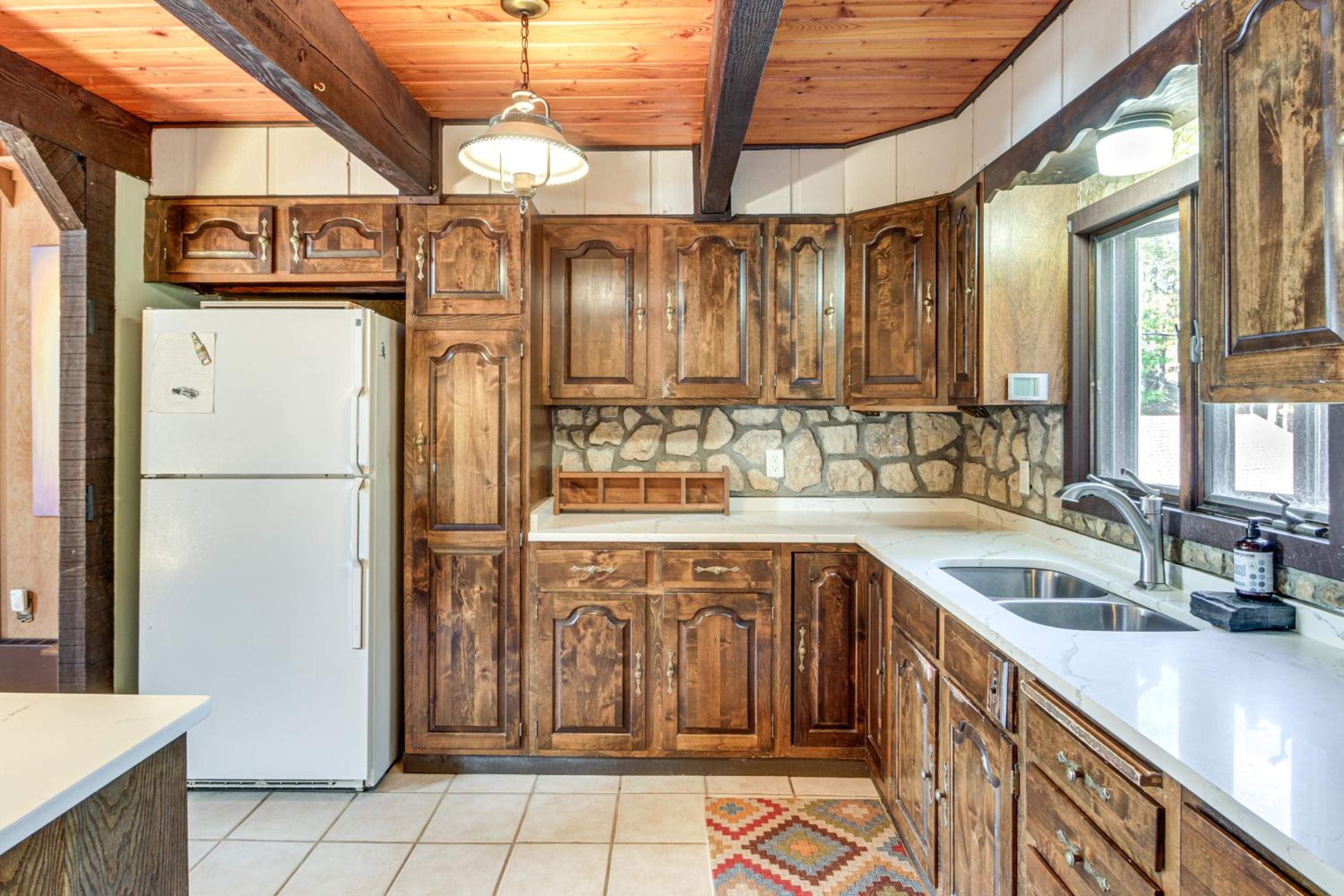 Less Than 1 Mi to Trails Wooded Home on Eagles Nest Lake!