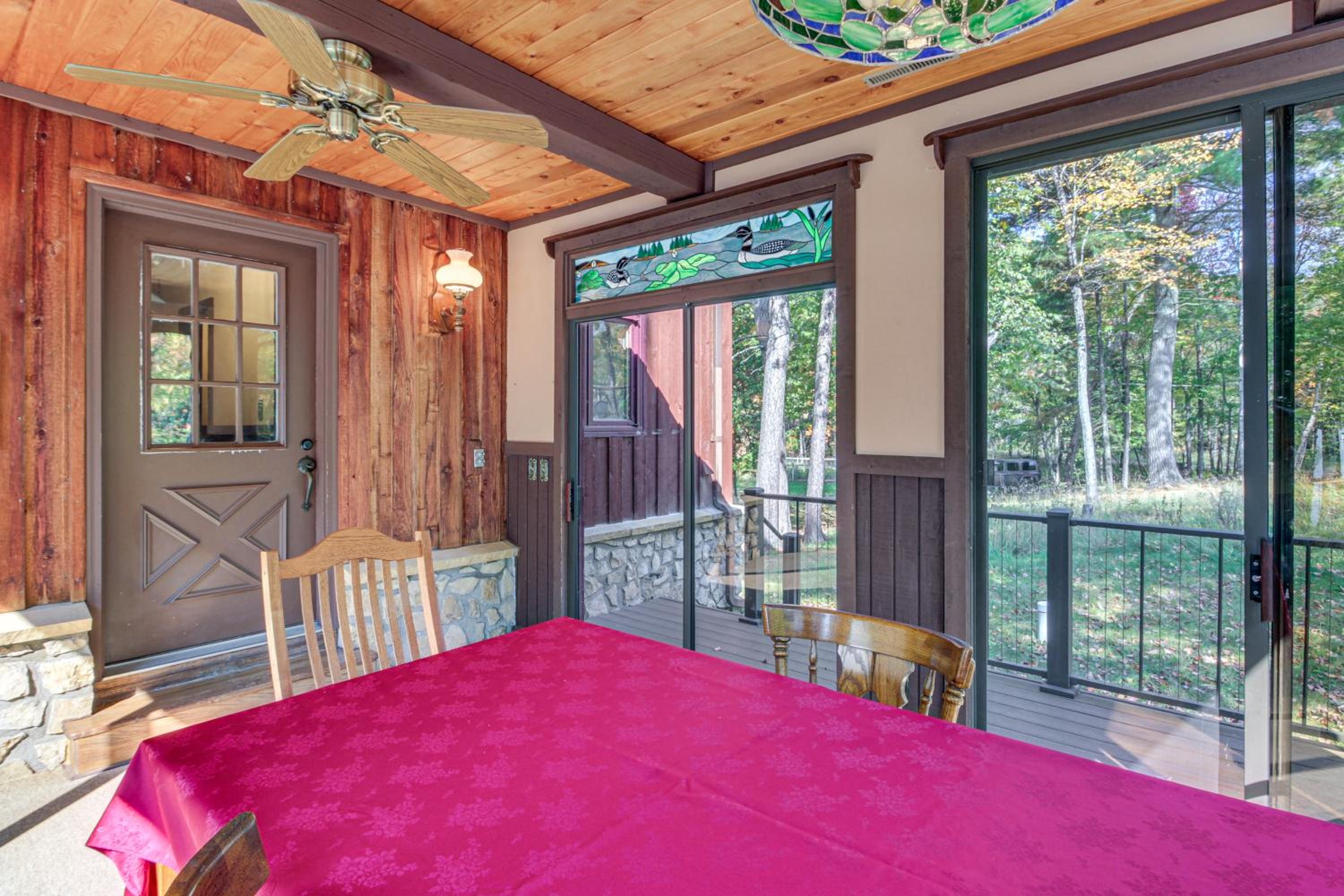 Less Than 1 Mi to Trails Wooded Home on Eagles Nest Lake!