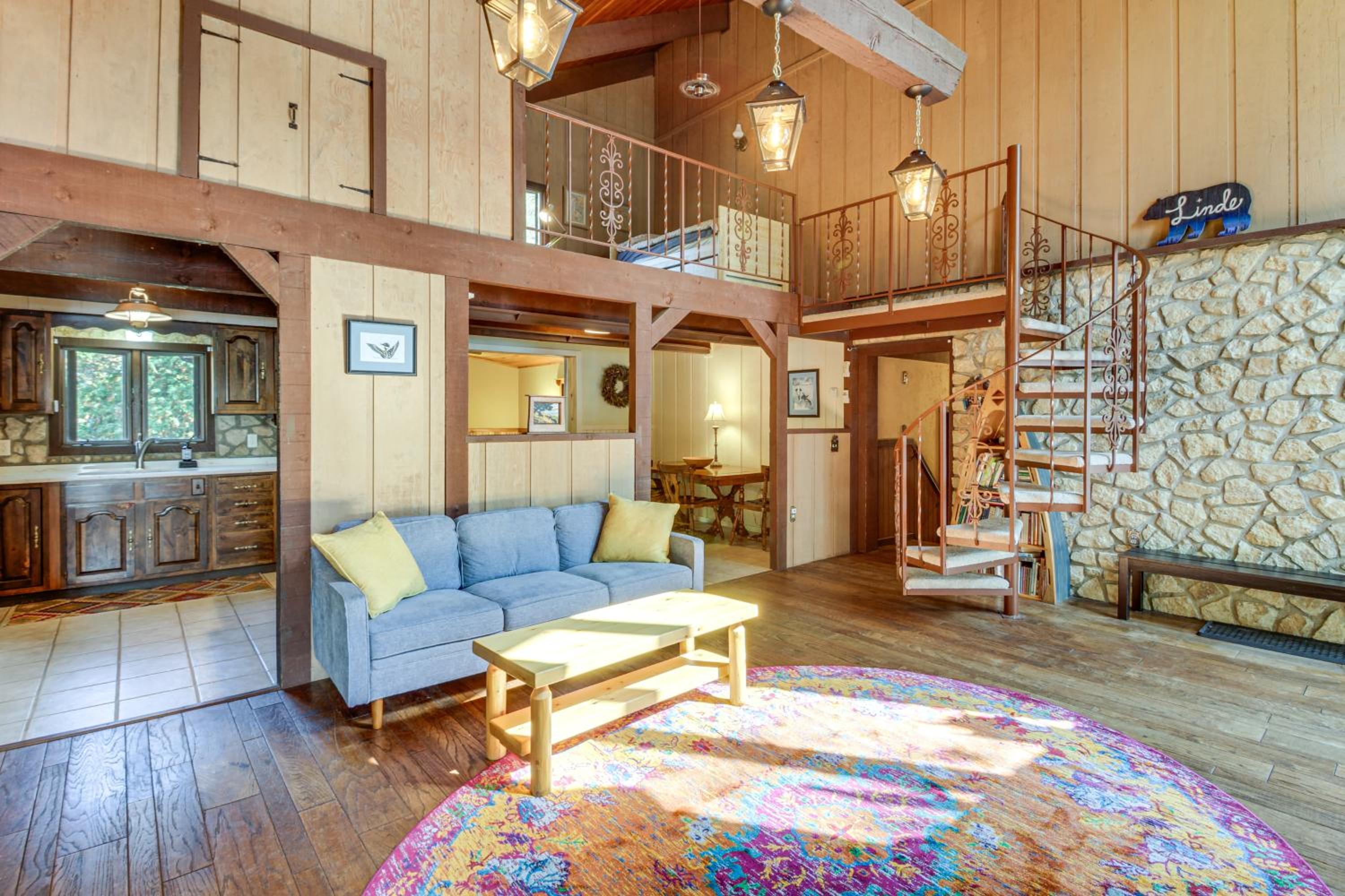 Less Than 1 Mi to Trails Wooded Home on Eagles Nest Lake!