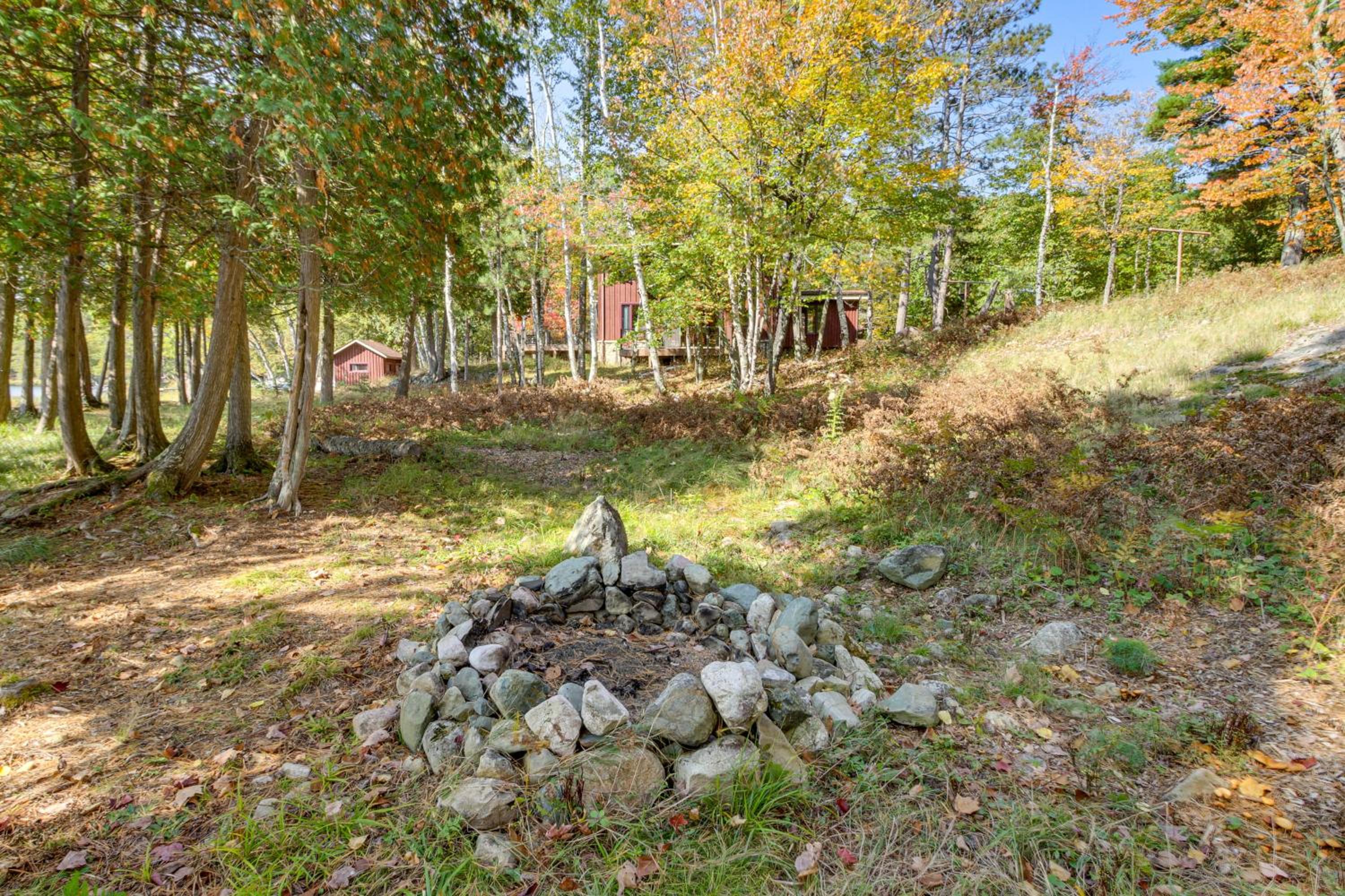 Less Than 1 Mi to Trails Wooded Home on Eagles Nest Lake!