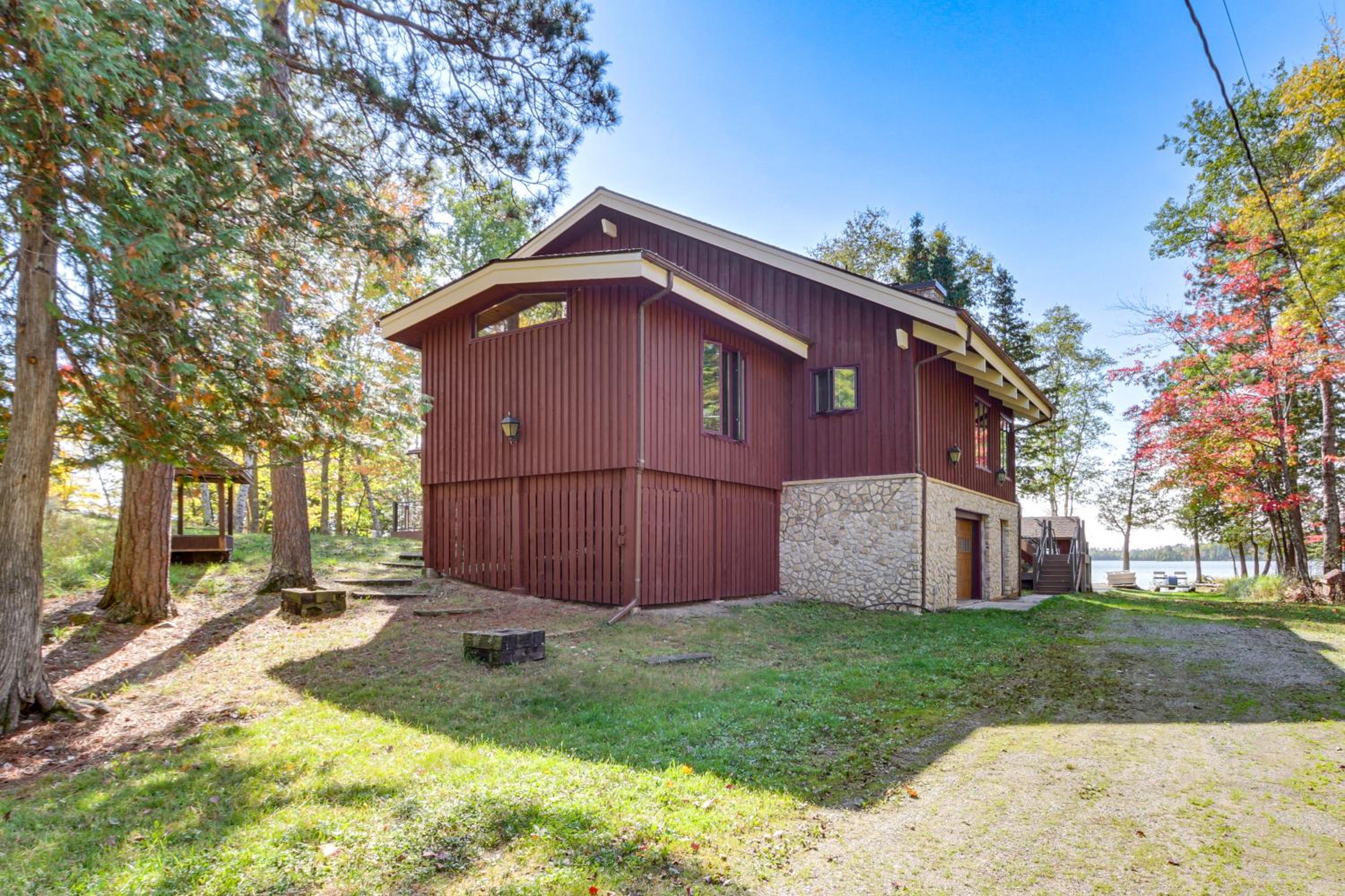 Less Than 1 Mi to Trails Wooded Home on Eagles Nest Lake!
