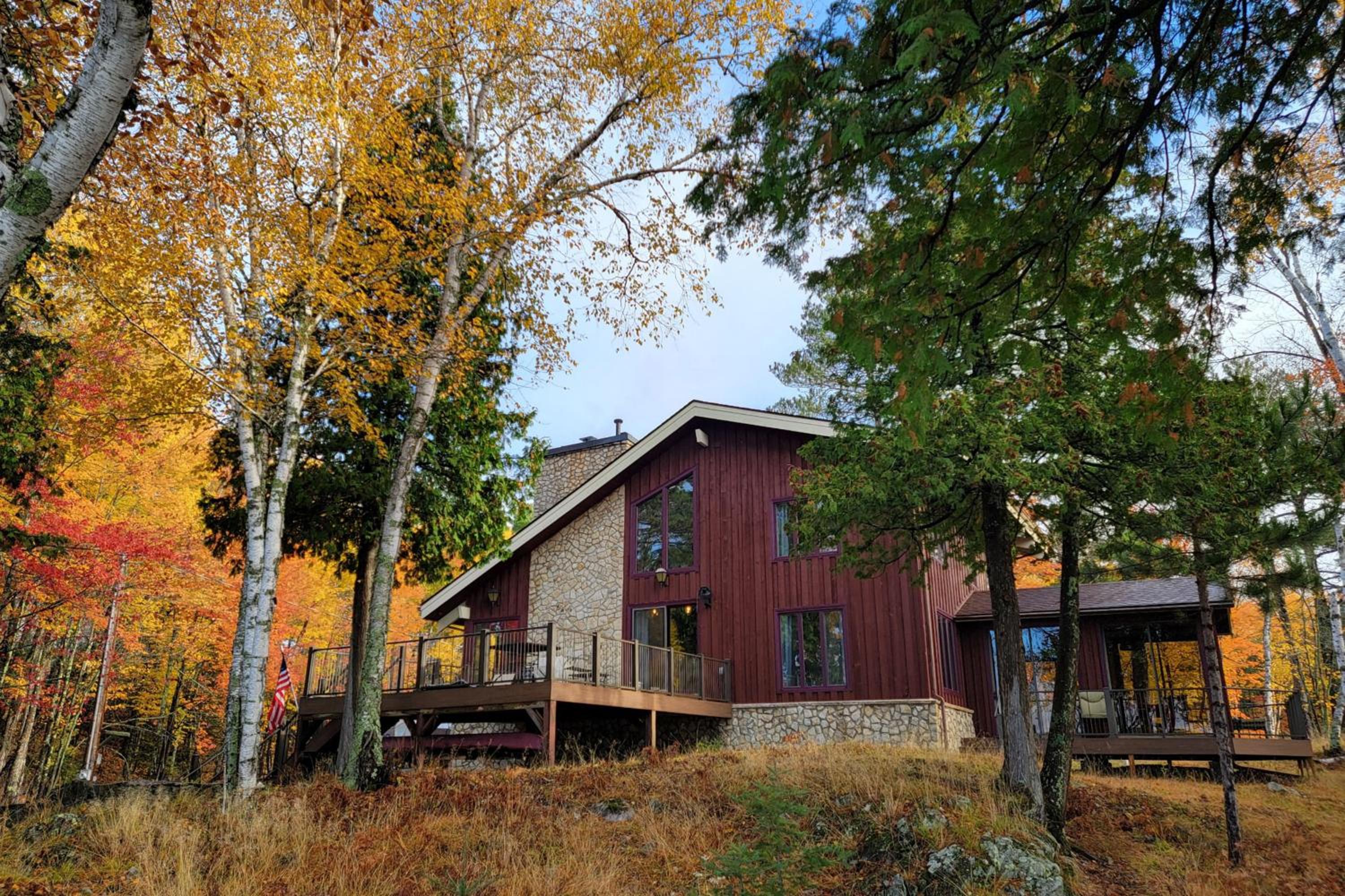 Less Than 1 Mi to Trails Wooded Home on Eagles Nest Lake!