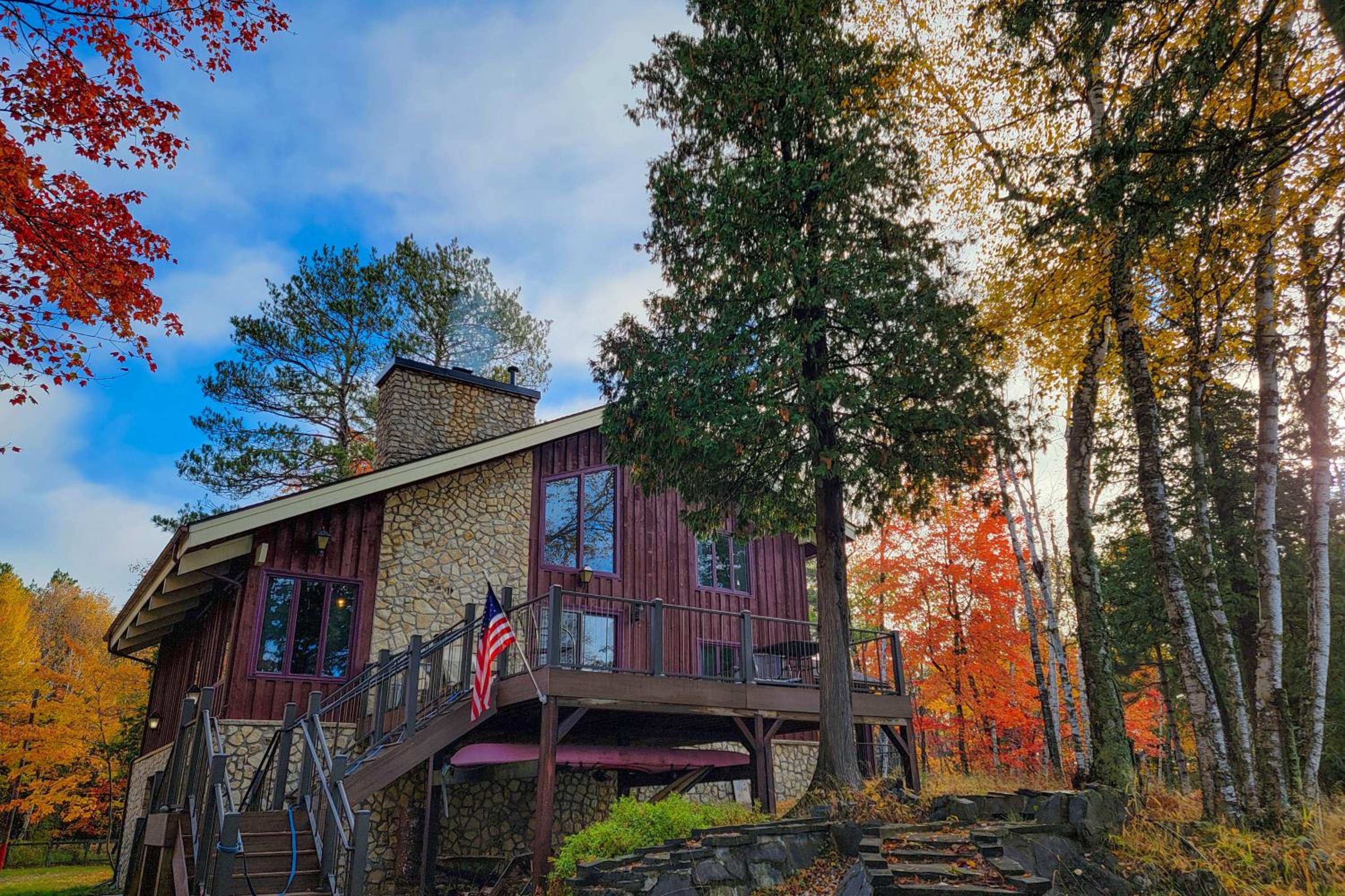 Less Than 1 Mi to Trails Wooded Home on Eagles Nest Lake!