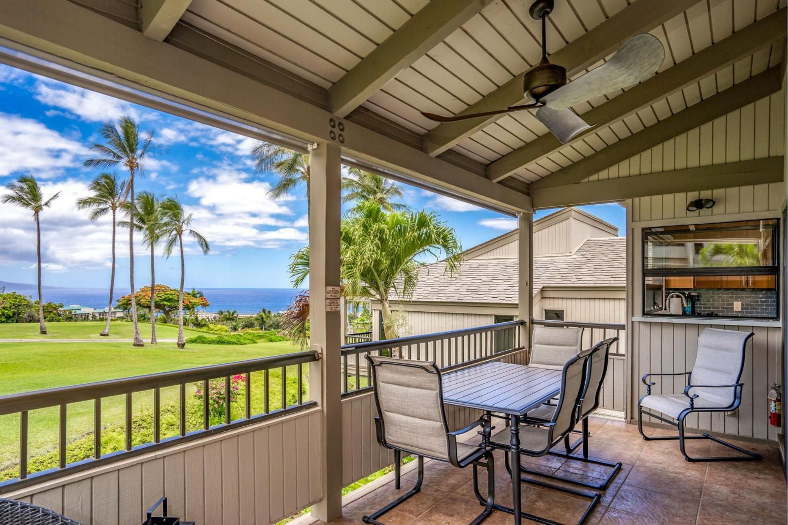 Wailea Ekolu 1204 - Modern Ocean View Condo w/ large Lanai, King Bed, & Split AC