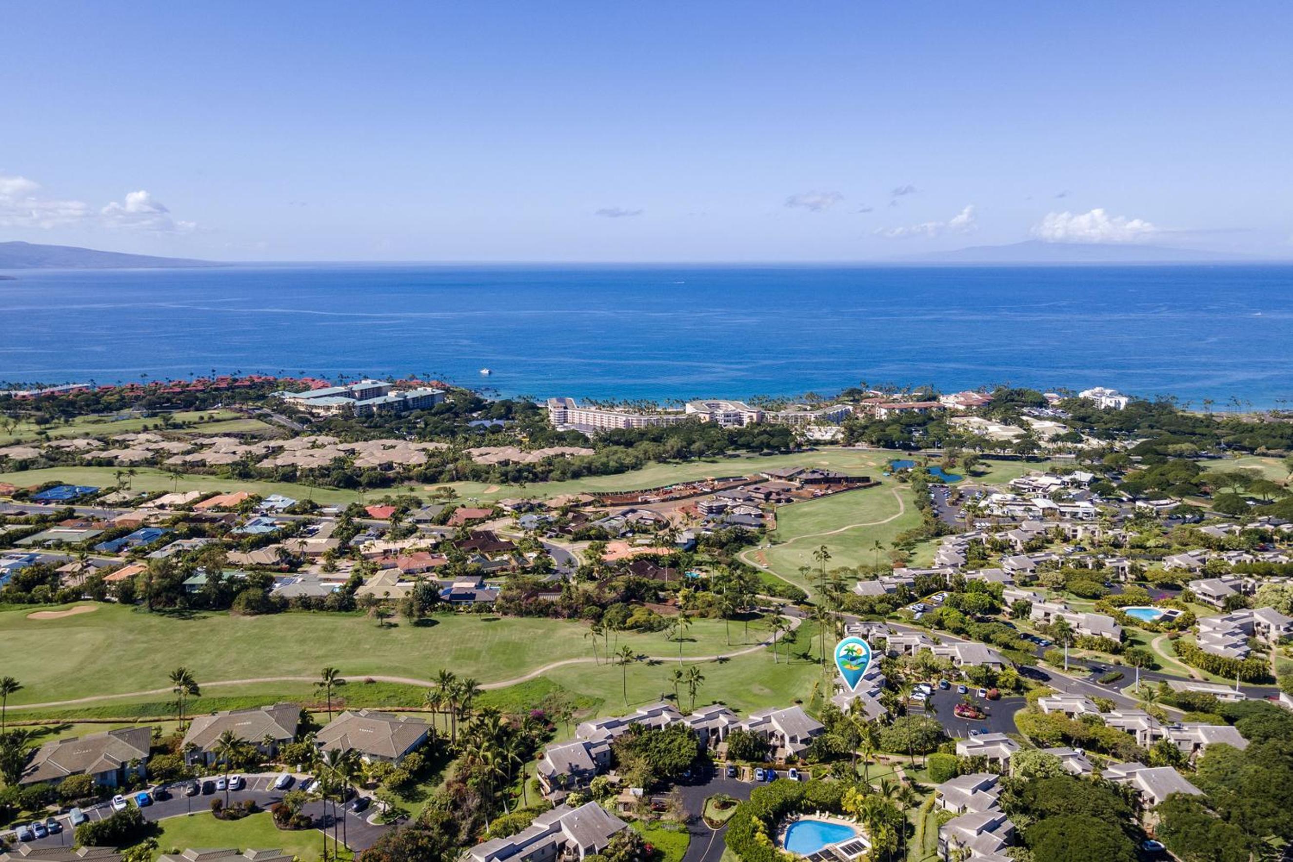 Wailea Ekolu 1204 - Modern Ocean View Condo w/ large Lanai, King Bed, & Split AC