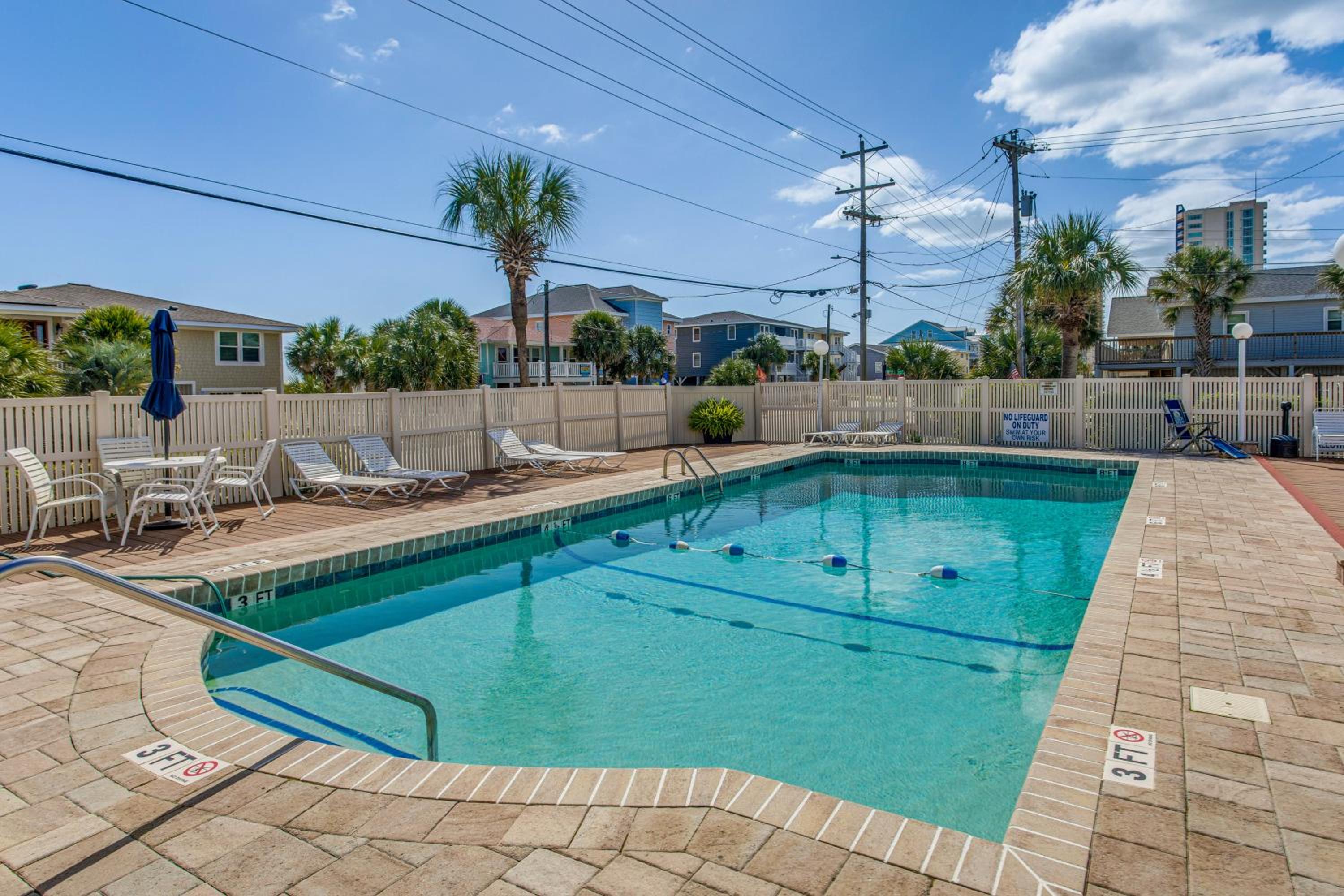 Steps to Shore and Pier Condo in North Myrtle Beach