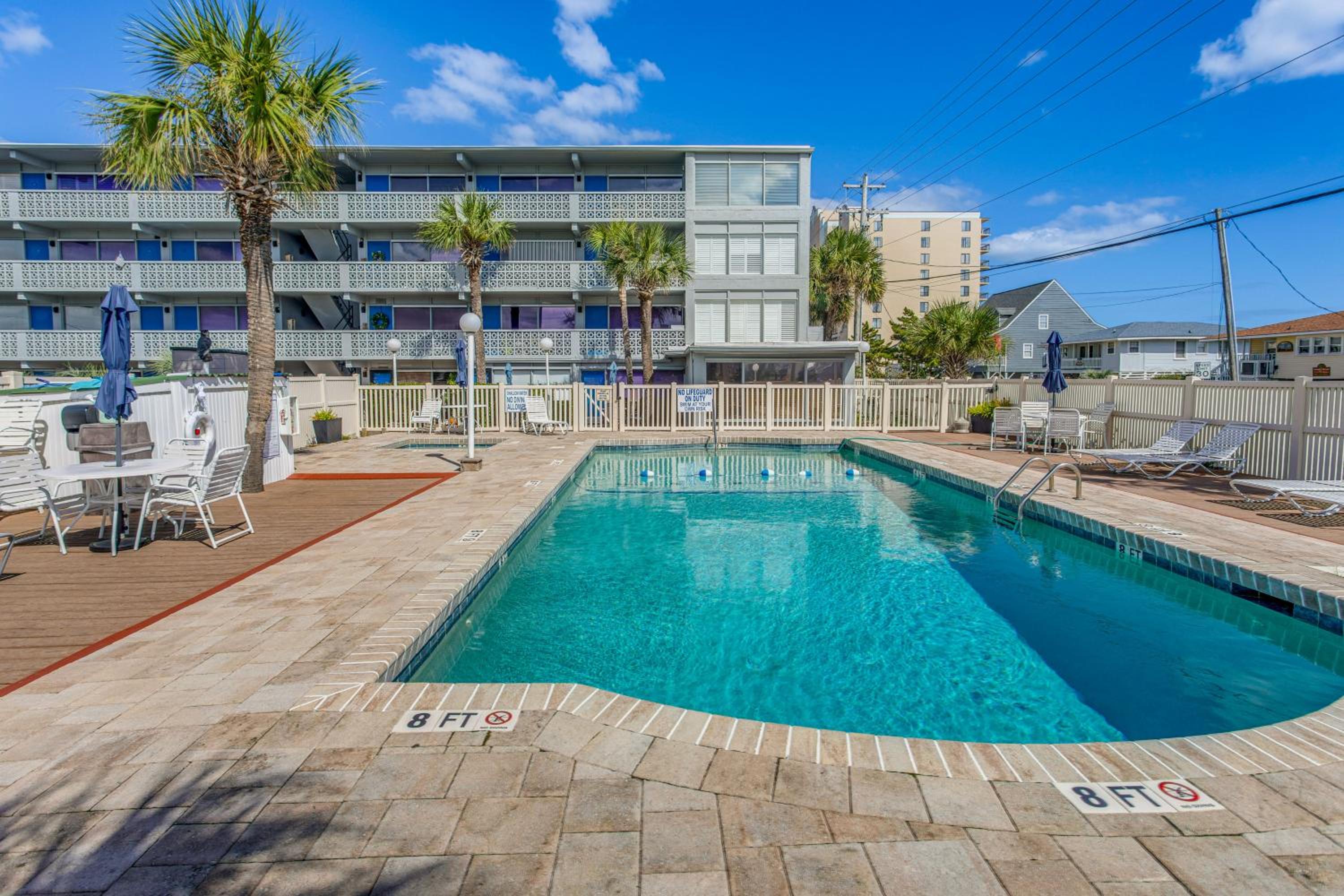 Steps to Shore and Pier Condo in North Myrtle Beach