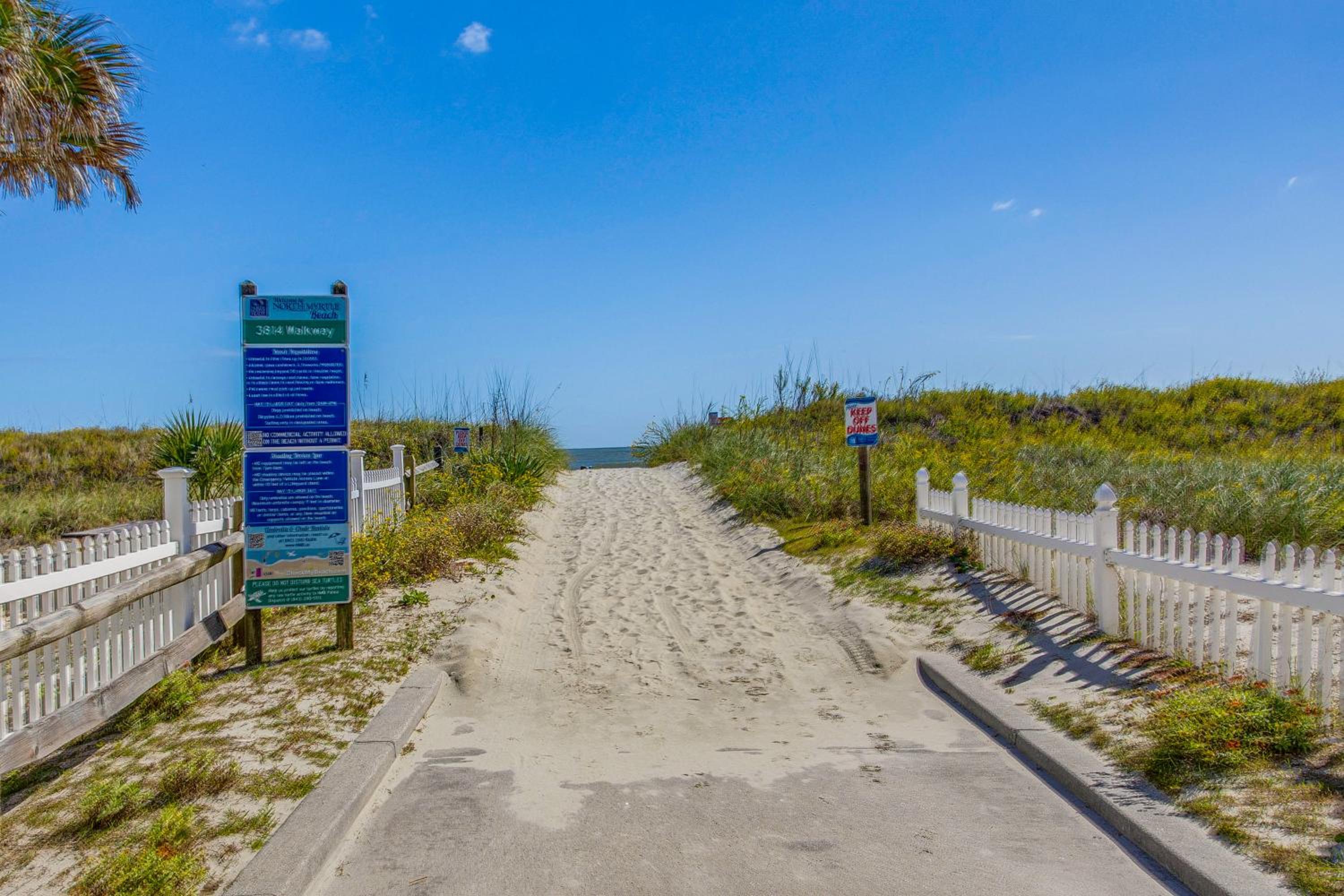 Steps to Shore and Pier Condo in North Myrtle Beach