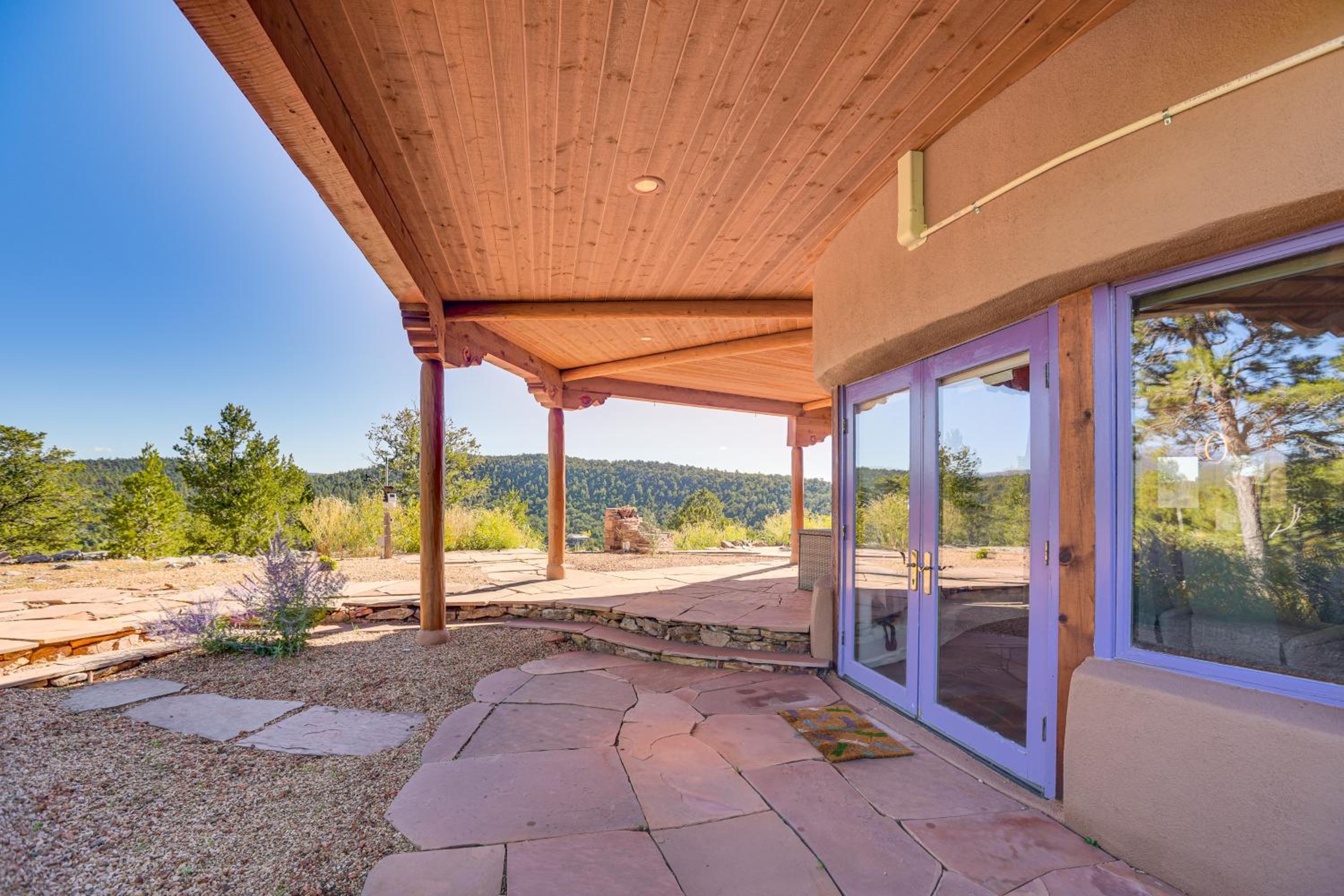 Panoramic Vistas Glorieta Adobe Near Pecos River