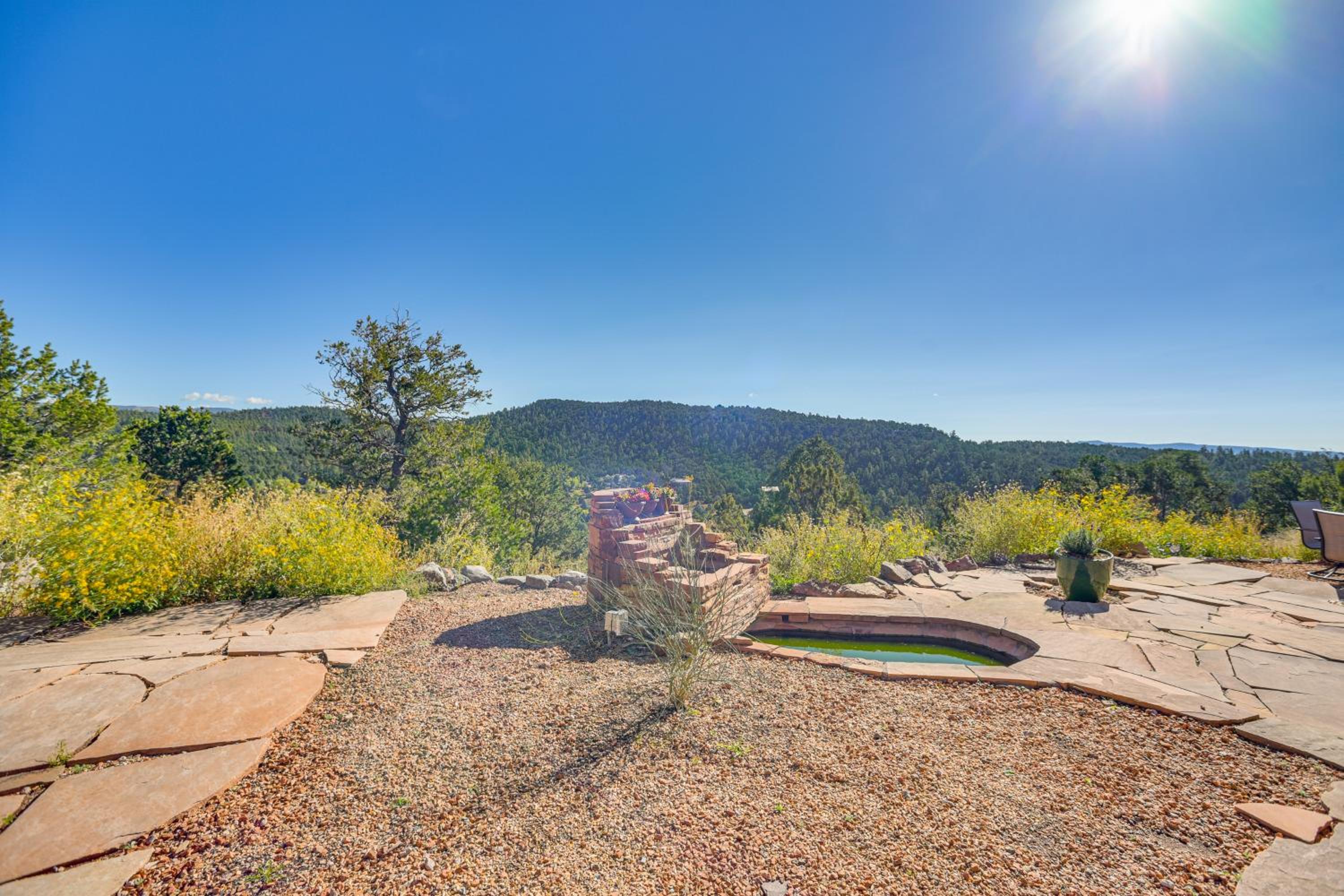 Panoramic Vistas Glorieta Adobe Near Pecos River