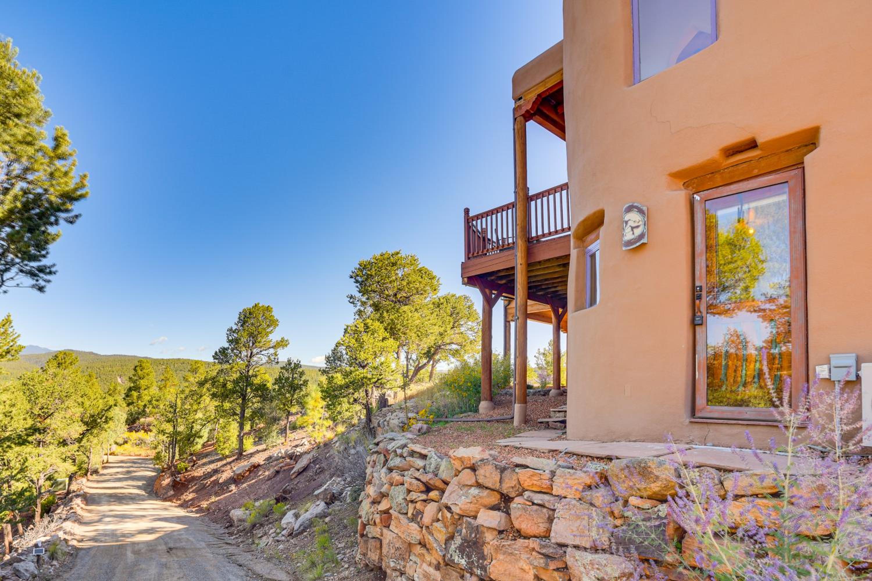 Panoramic Vistas Glorieta Adobe Near Pecos River