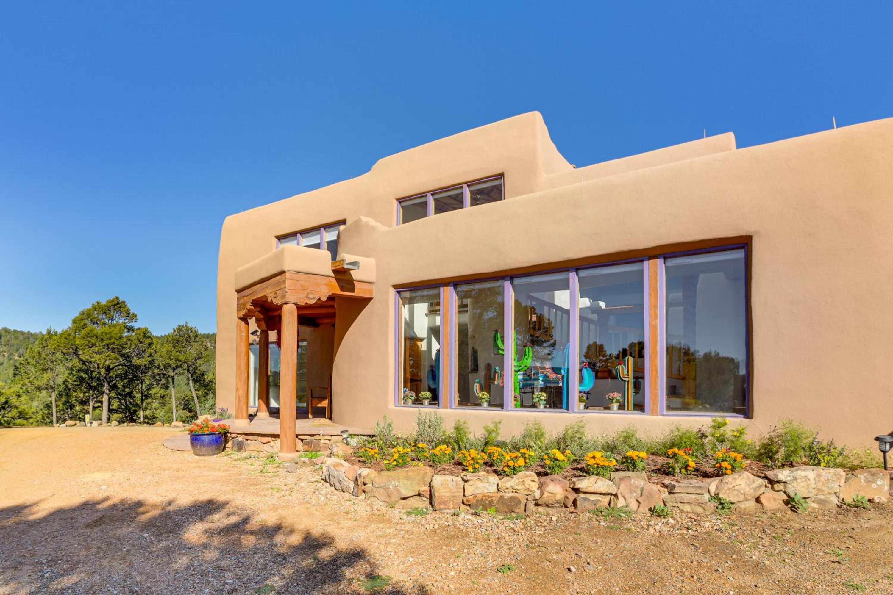 Panoramic Vistas Glorieta Adobe Near Pecos River