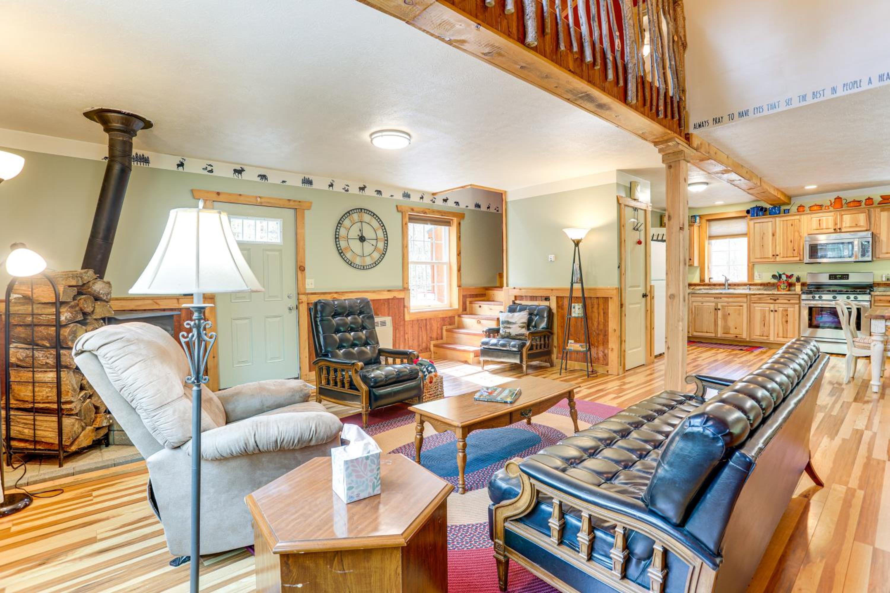 8 Private Acres Little Mahoning Creek Cabin!