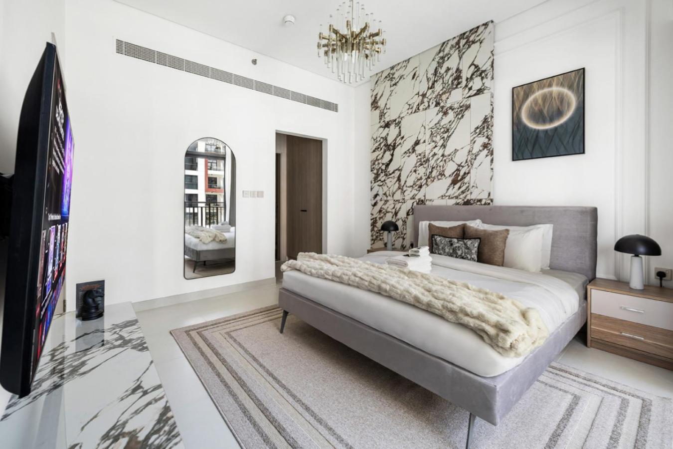 Stylish 1BR with PS5, Sauna and Kids' Play Area