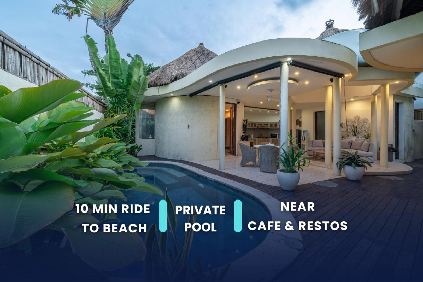 Peaceful 2BR Villa - Pererenan - 5 min to Obsidian