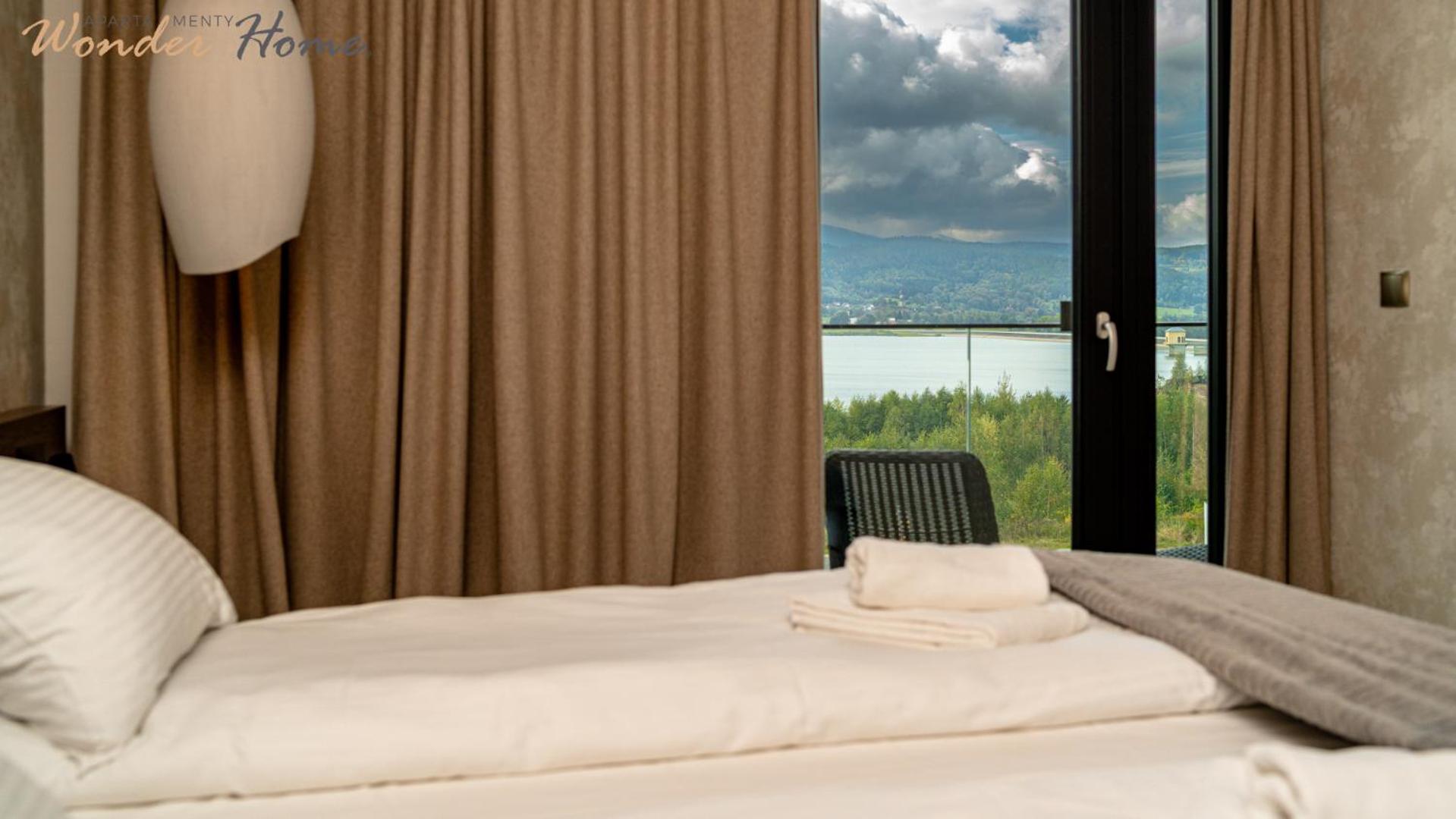 Wonder Hill - bajkowy widok na góry i zalew, strefa wellness na terenie kompleksu